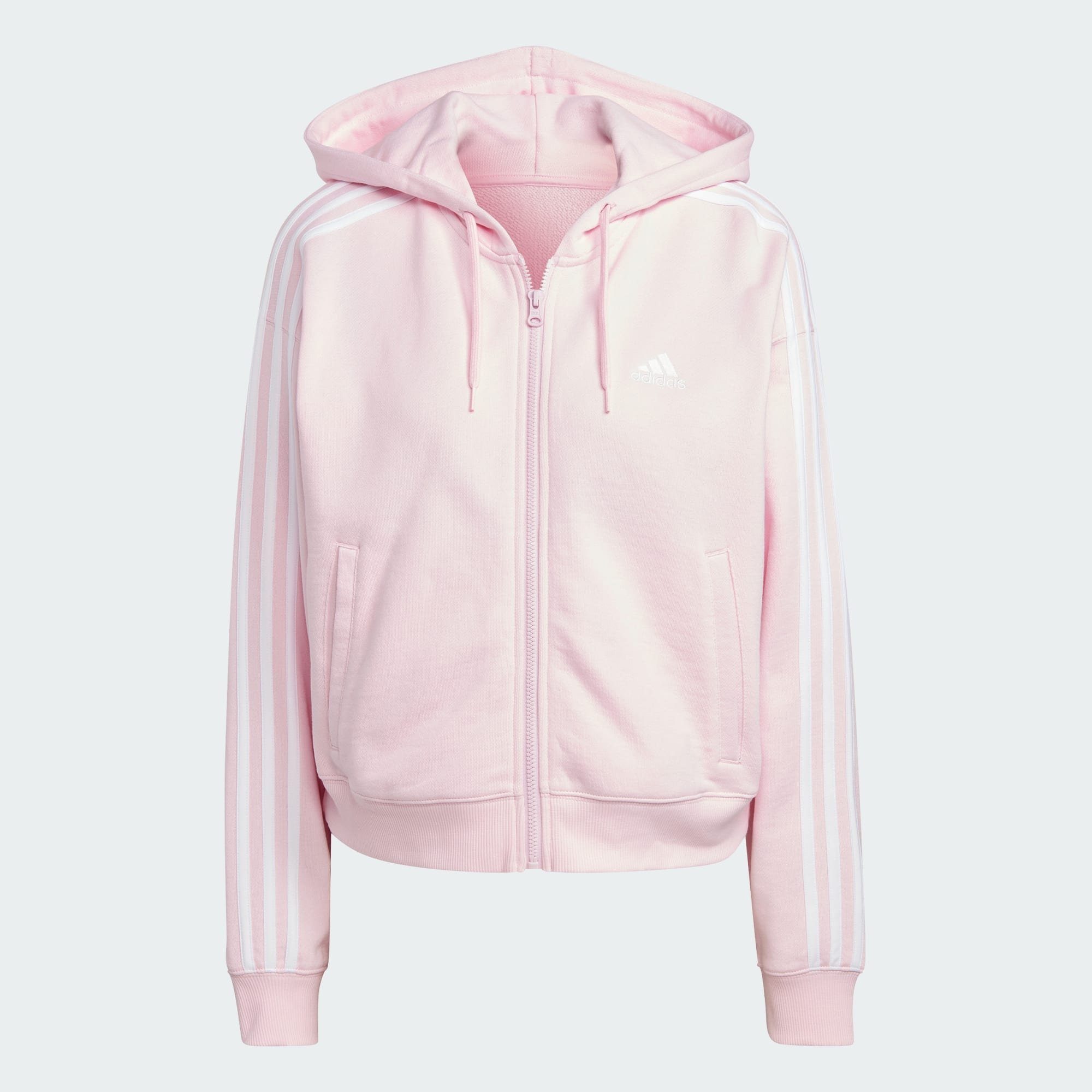 adidas Sportswear Clear White / Pink Hoodie