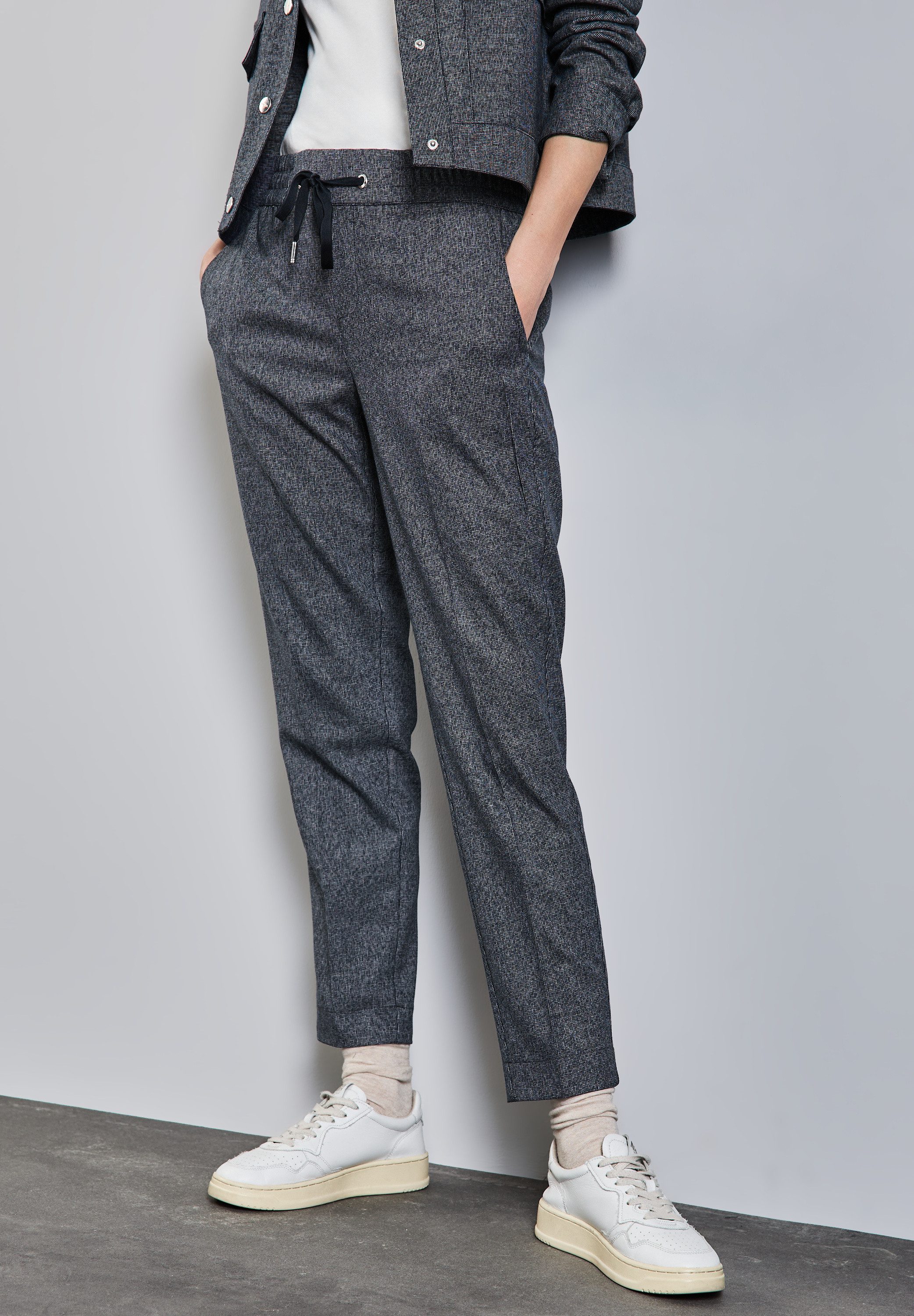 STREET ONE Stoffhose, im elastischen Materialmix günstig online kaufen