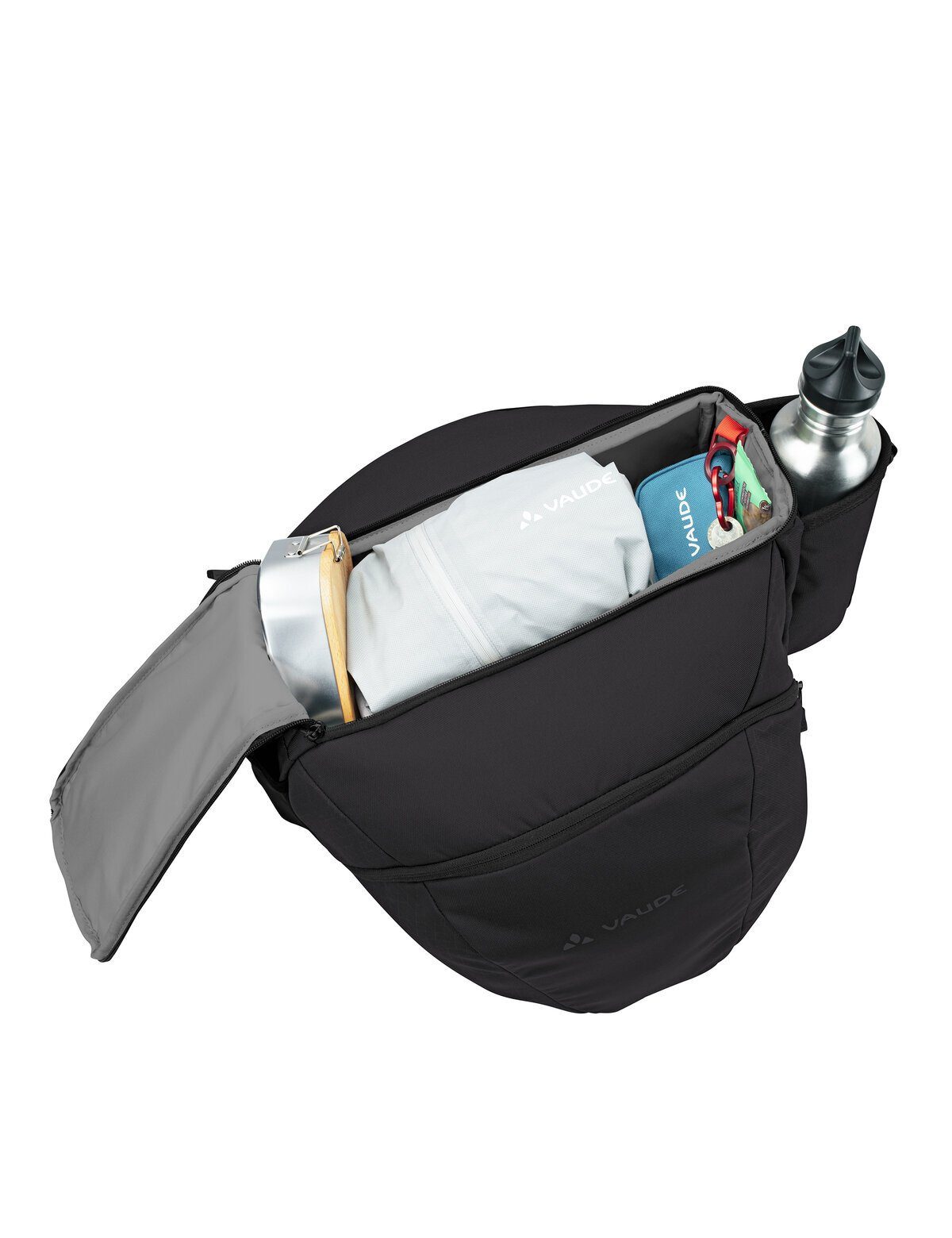 VAUDE Gepäckträgertasche eSilkroad Plus (UniKlip) (1-tlg., 1), wasser- und schmutzabweisend ohne PFC