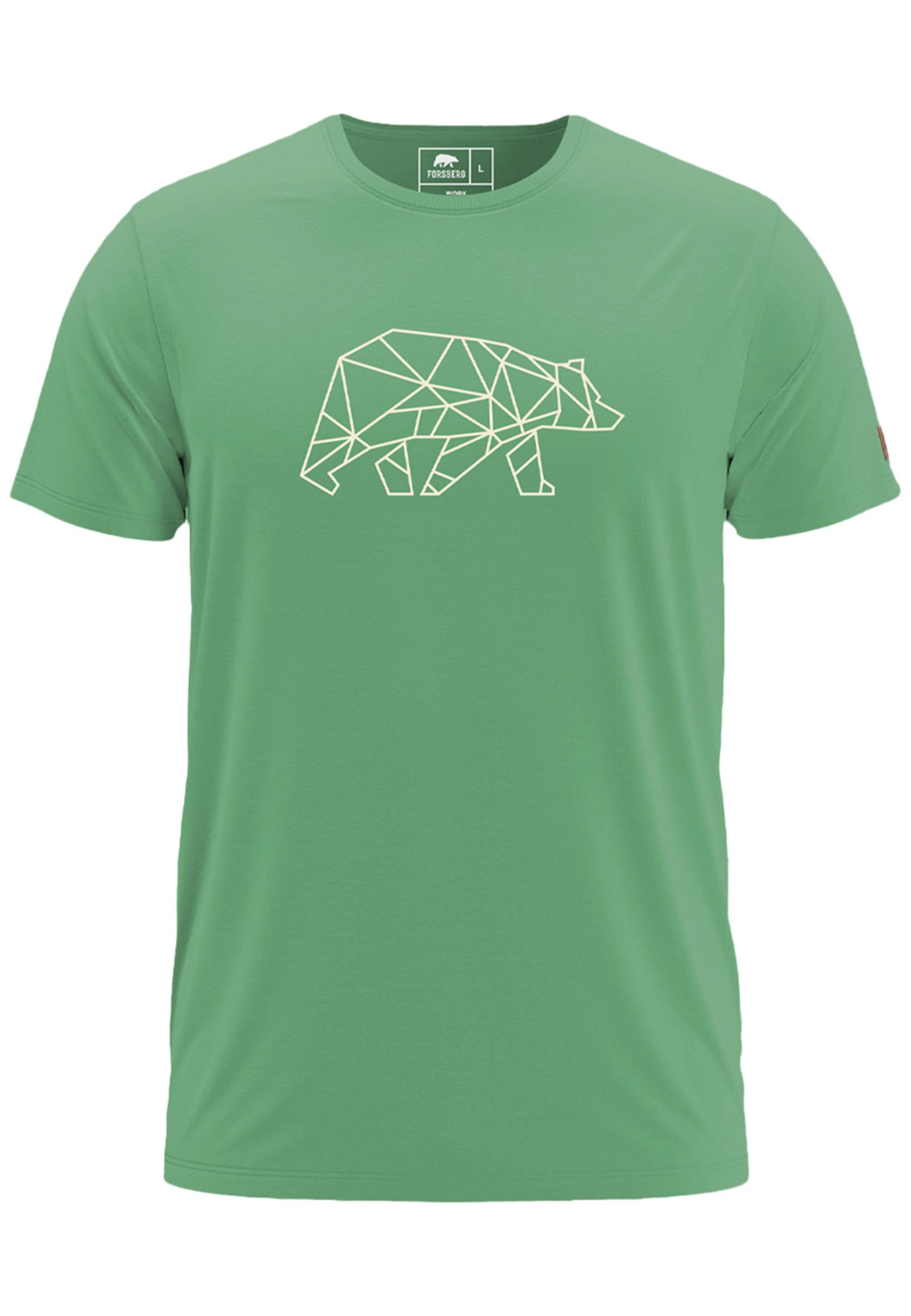 FORSBERG T-Shirt Finnson T-Shirt mit Brustlogo günstig online kaufen