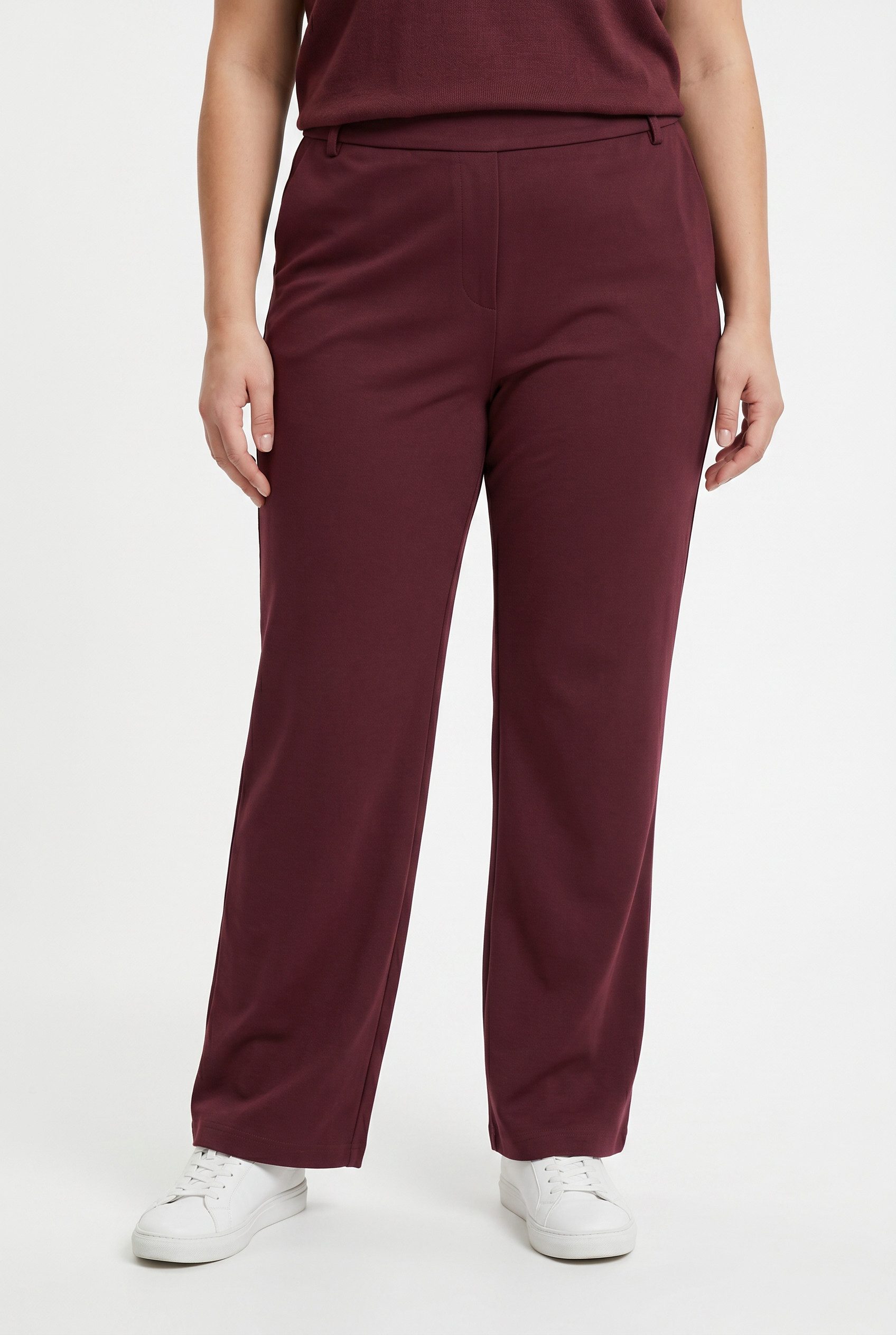 ONLY CARMAKOMA Anzughose CARGOLDTRASH LIFE MW STRAIGHT PANT NOOS Viskosemischung, Regular Waist