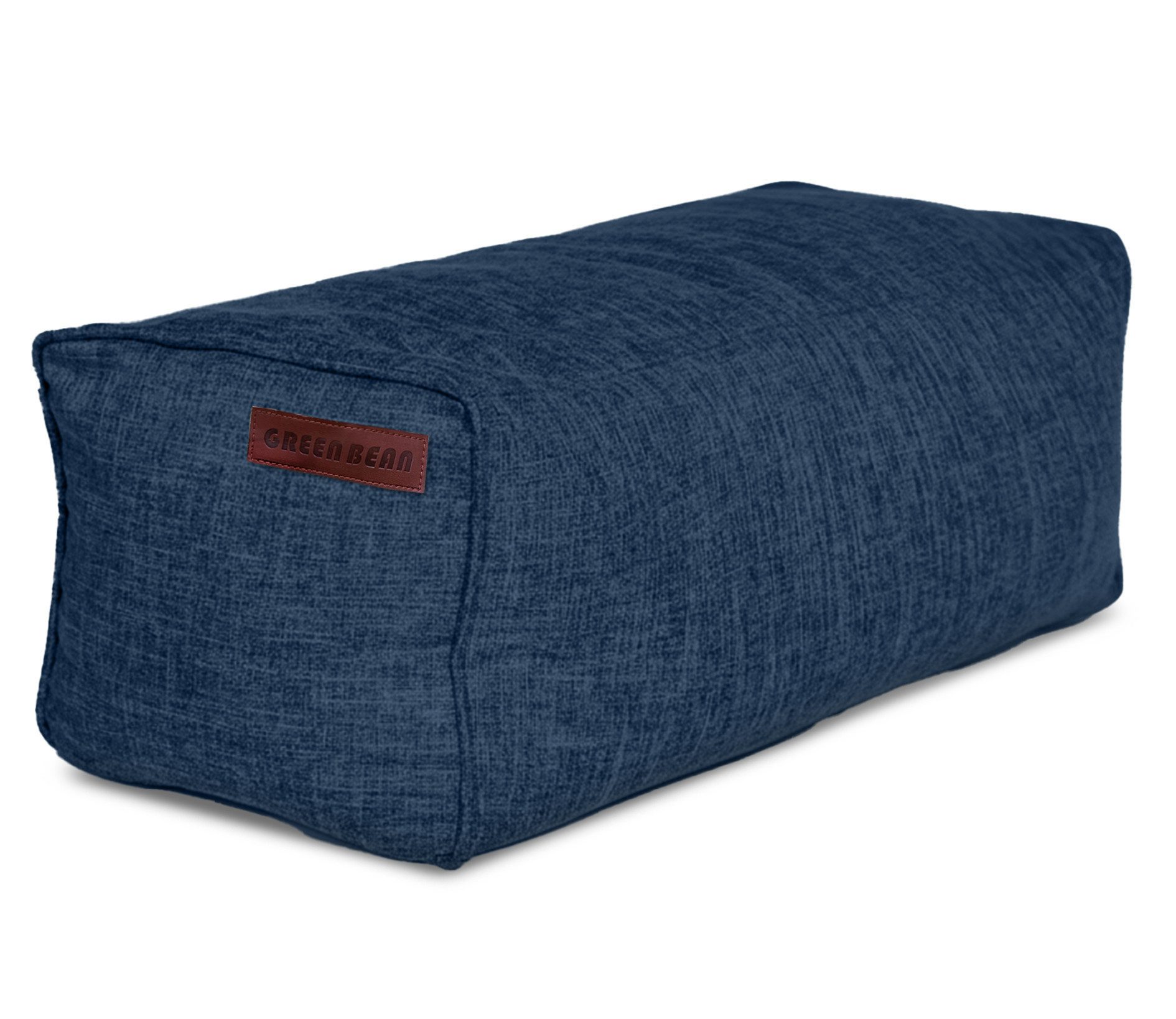 Green Bean Pouf Ottomane Linen (Indoor Sitzhocker Sitzkissen Fußhocker Relax-Sessel, Made in Germany), die ideale Ergänzung zum Sitzsack