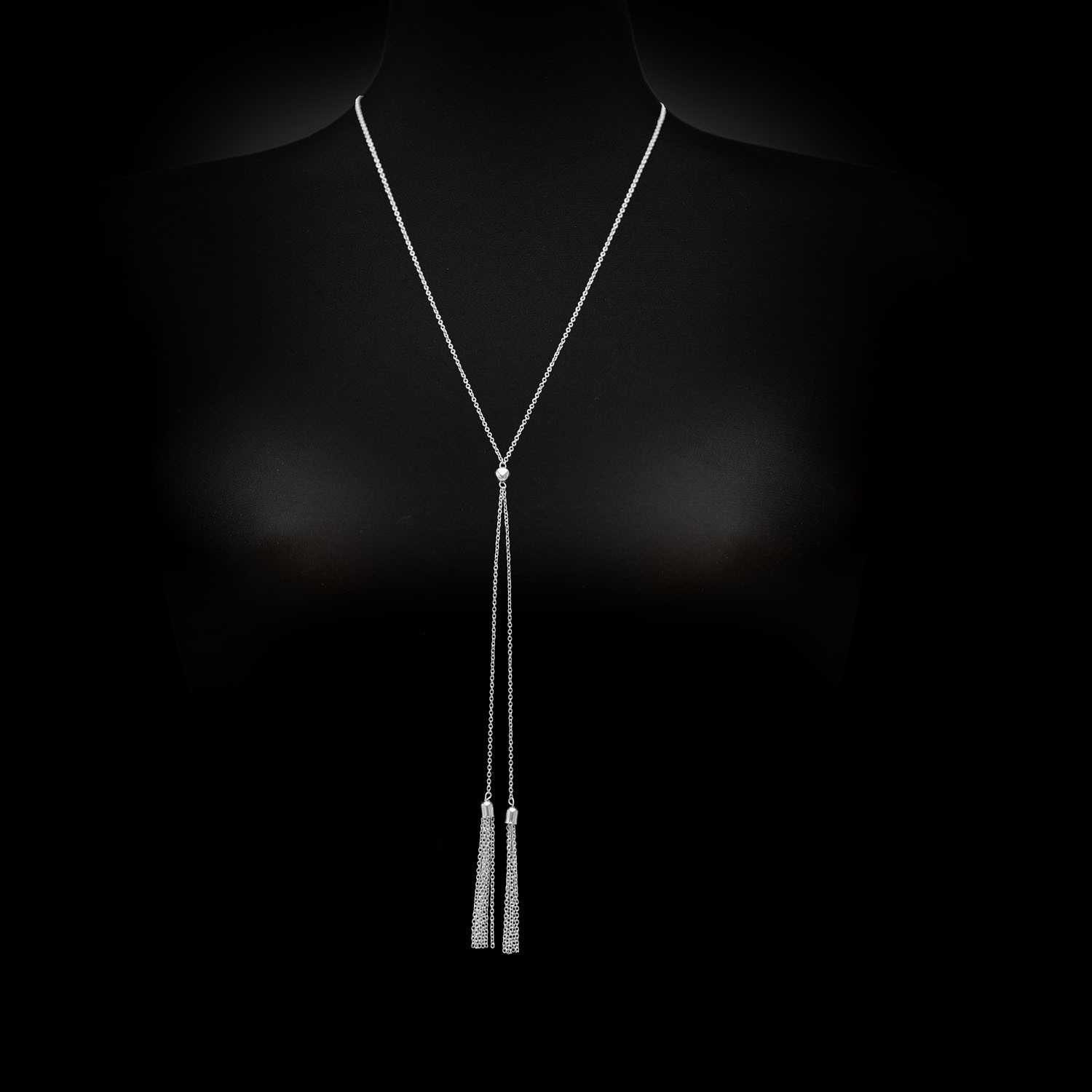 Escora Lange Kette Halskette mit Fransen sexy