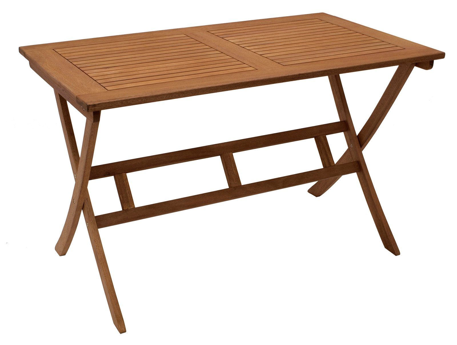 DEGAMO Gartentisch BONITA (1-St), rechteckig 70x120cm, Eukalyptus geölt, klappbar