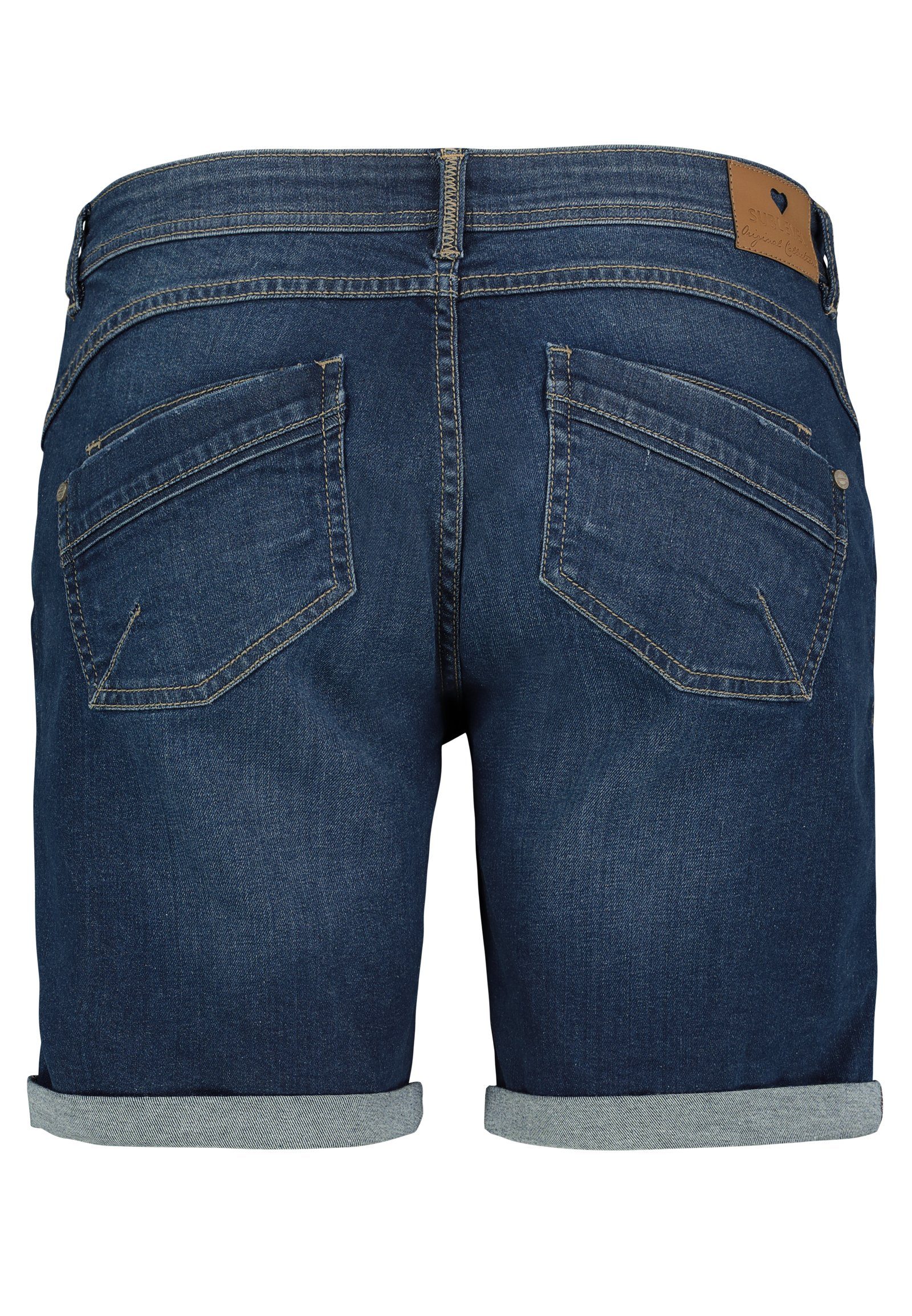 SUBLEVEL Bermudas Damen Jeans Shorts Bermuda Kurze Hose Shorts Short Denim günstig online kaufen