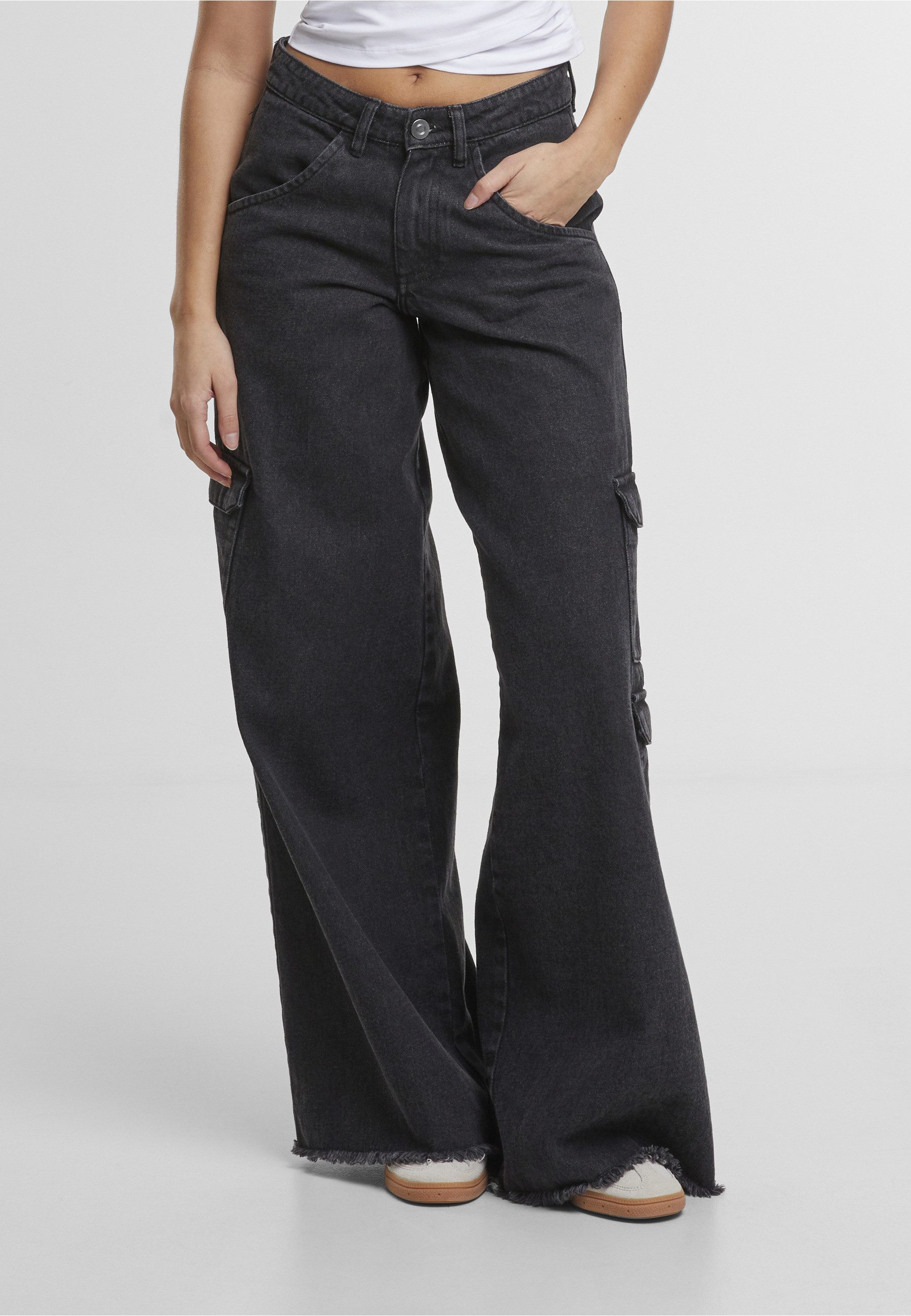 URBAN CLASSICS T-Shirt Urban Classics Ladies Cropped Wrapped Top (1-tlg)
