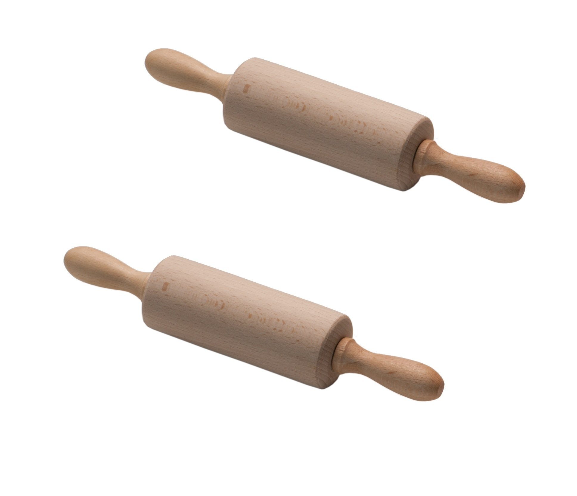 LARES Teigroller 8255, 2x Kinderrolle, für Kinder aus Buchenholz - Made in Germany