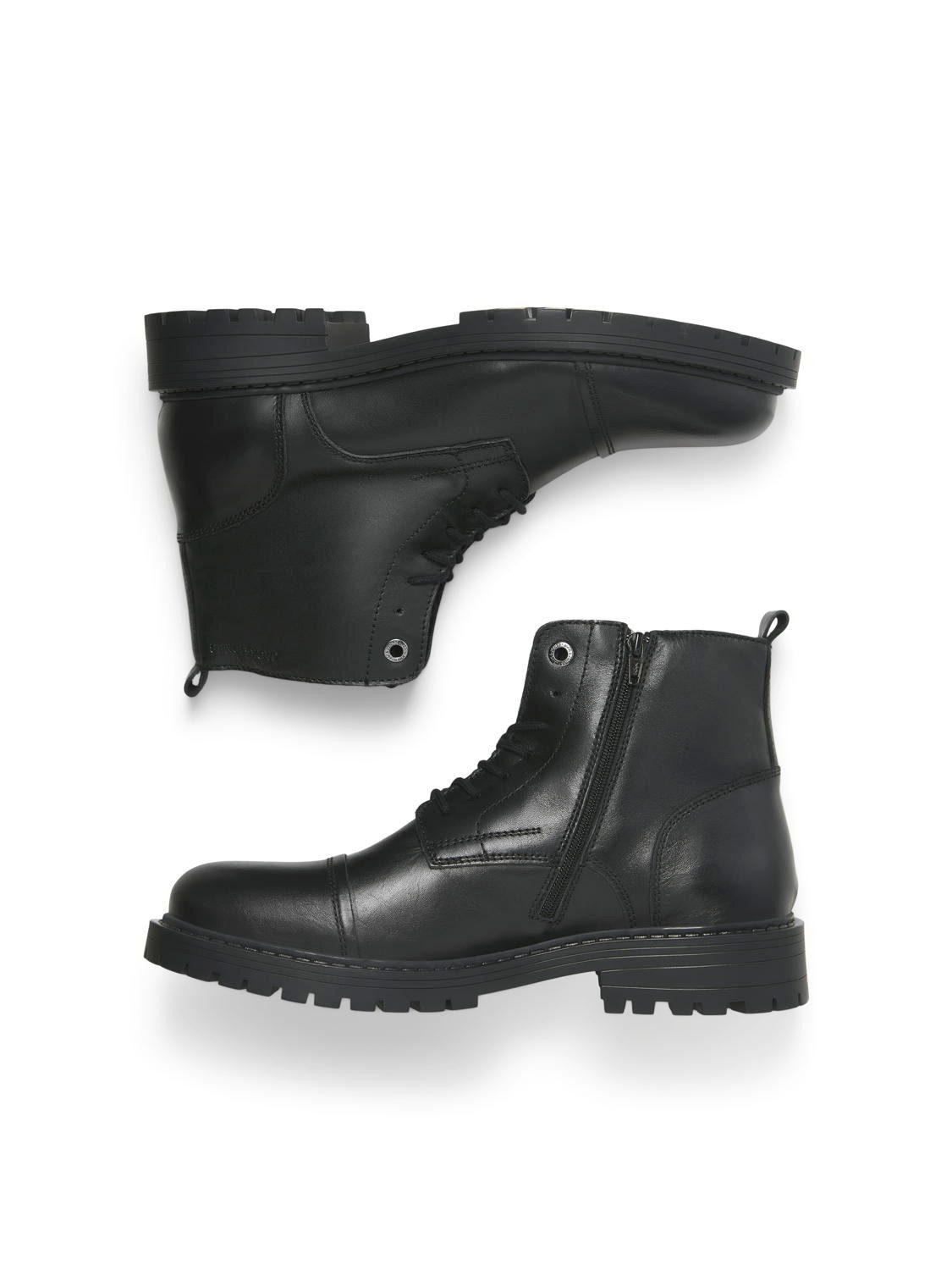 Jack & Jones Jack & Jones Herren Schuhe Leder-Stiefel - JfwTremor Biker-Boo günstig online kaufen