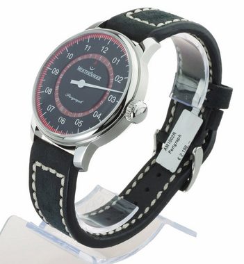 Meistersinger Automatikuhr Swiss Made Herren Uhr Automatik AM1008 Perigraph 43MM, Einzeiger Uhr