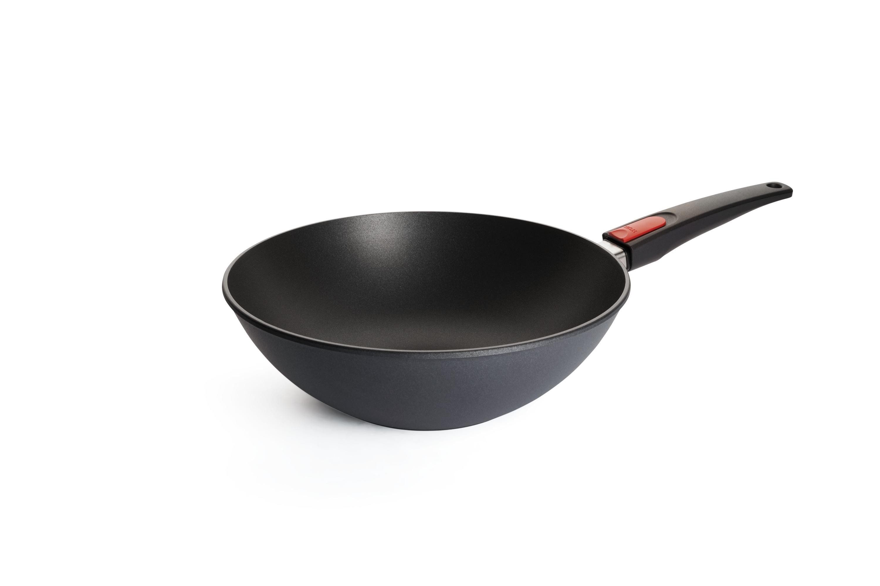 WOLL Wok MADE IN GERMANY - Diamond Lite, Aluminiumguss, abnehmbarer Griff, Induktion