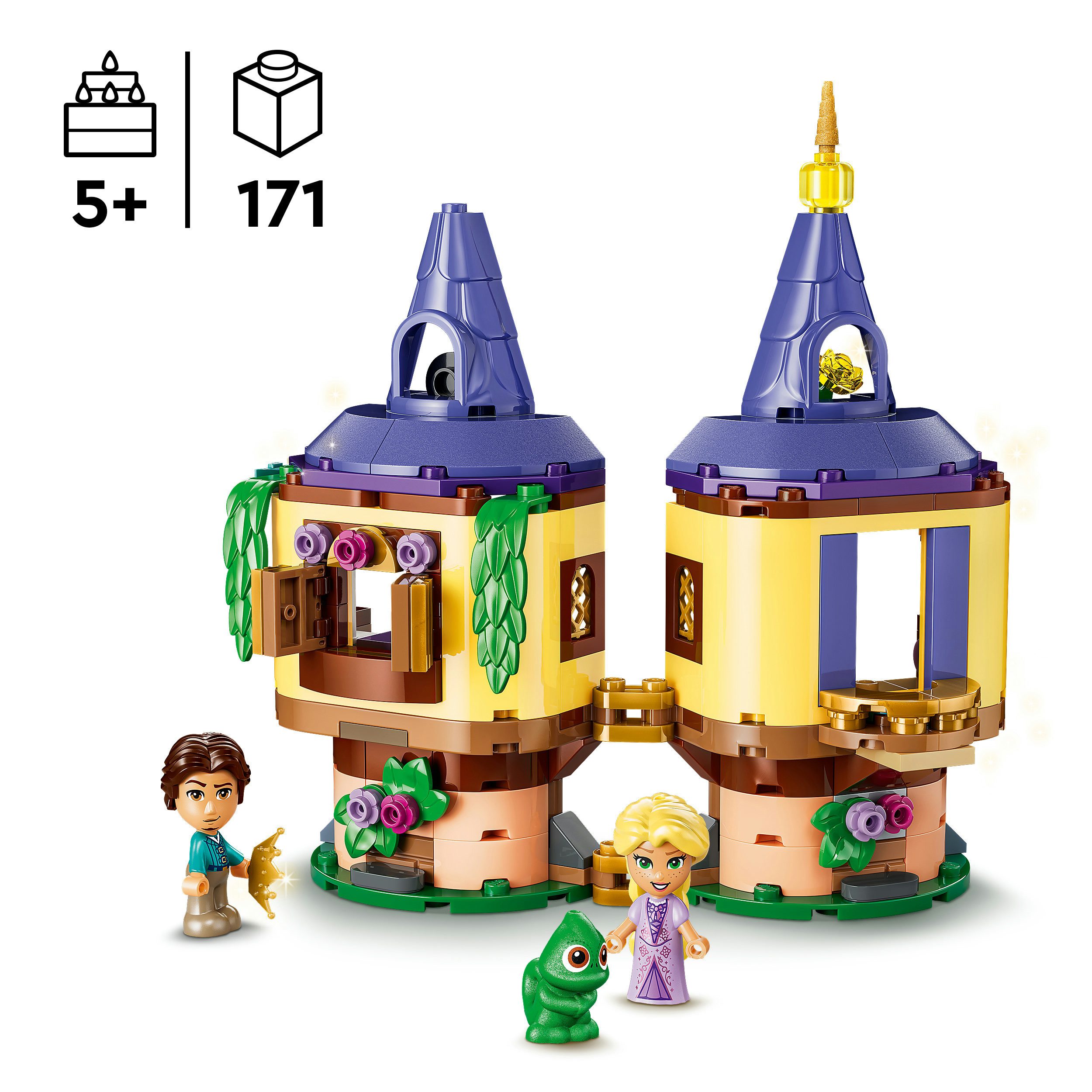 LEGO® Rapunzels Mini-Turm (43294), LEGO Disney Princess Konstruktionsspielsteine, (171 St), Made in Europe