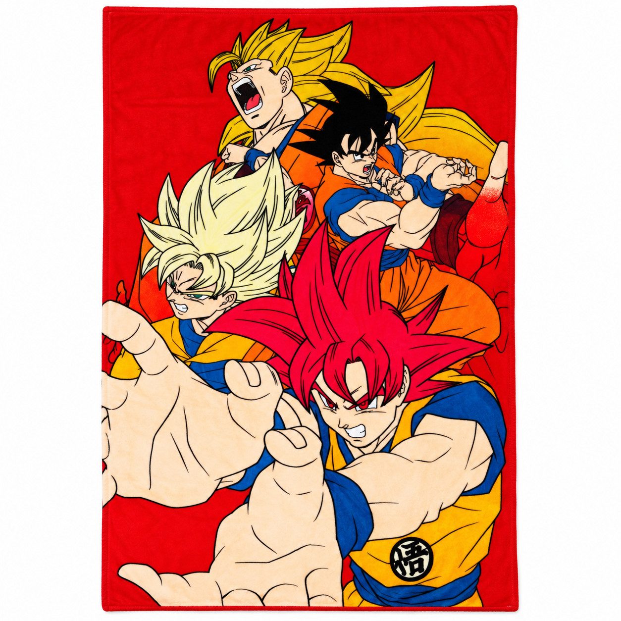 Wohndecke Dragon Ball Super Flanell Wohndecke warme Kuscheldecke 110x150 cm, Dragon Ball