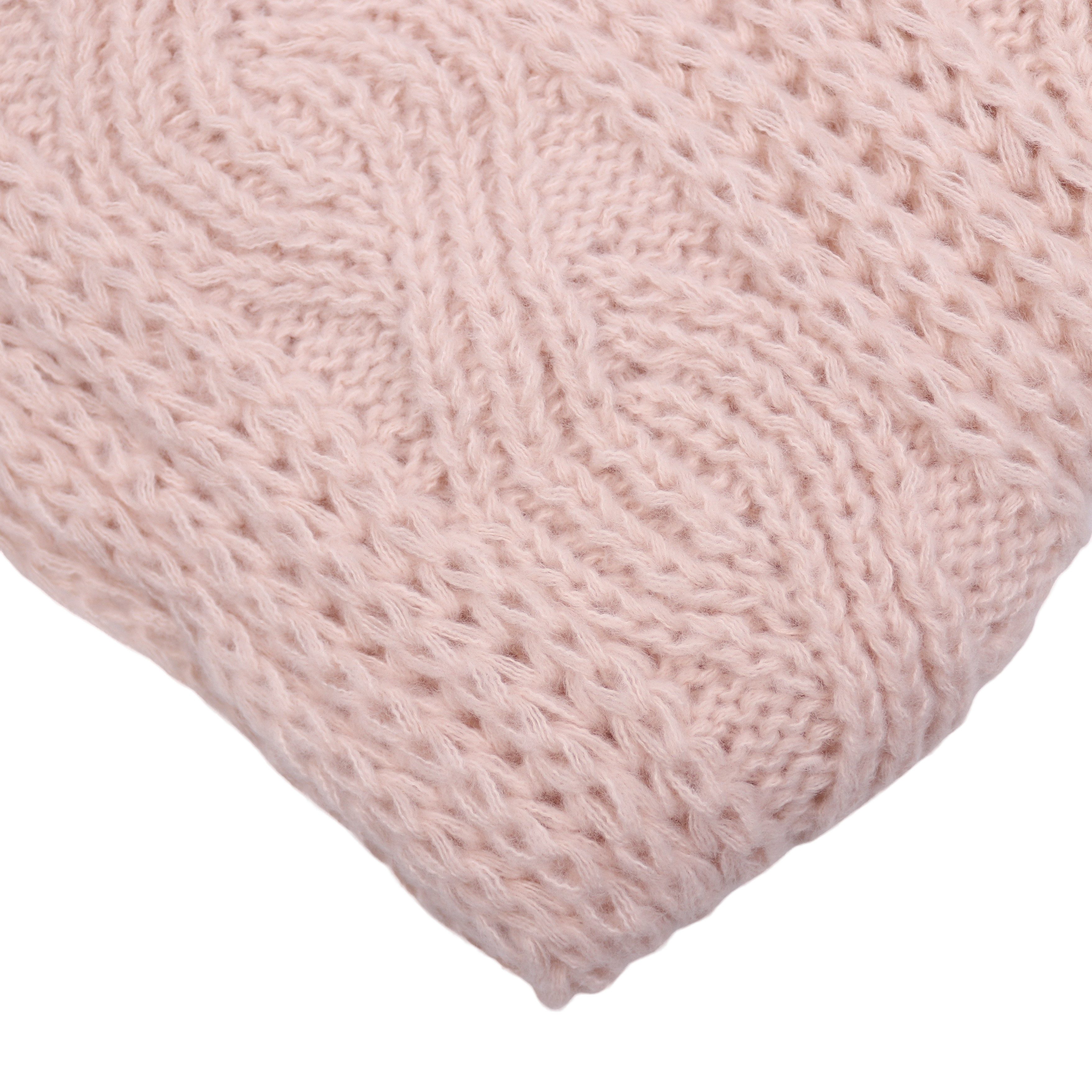 MIRROSI Loop Damen Strick Loopschal mit Zopfmuster, (zweimal um den Hals wi günstig online kaufen