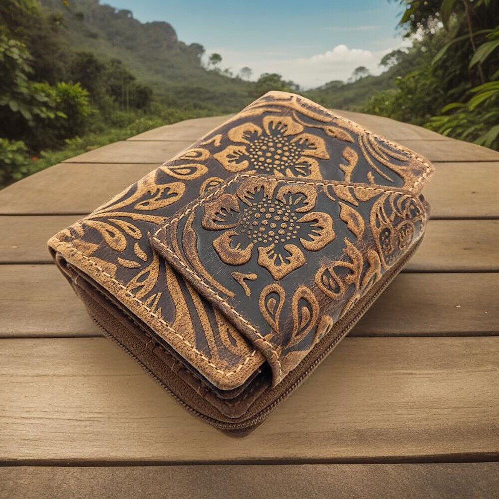 JOCKEY CLUB Geldbörse kleines echt Leder Damen Portemonnaie mit RFID Schutz günstig online kaufen