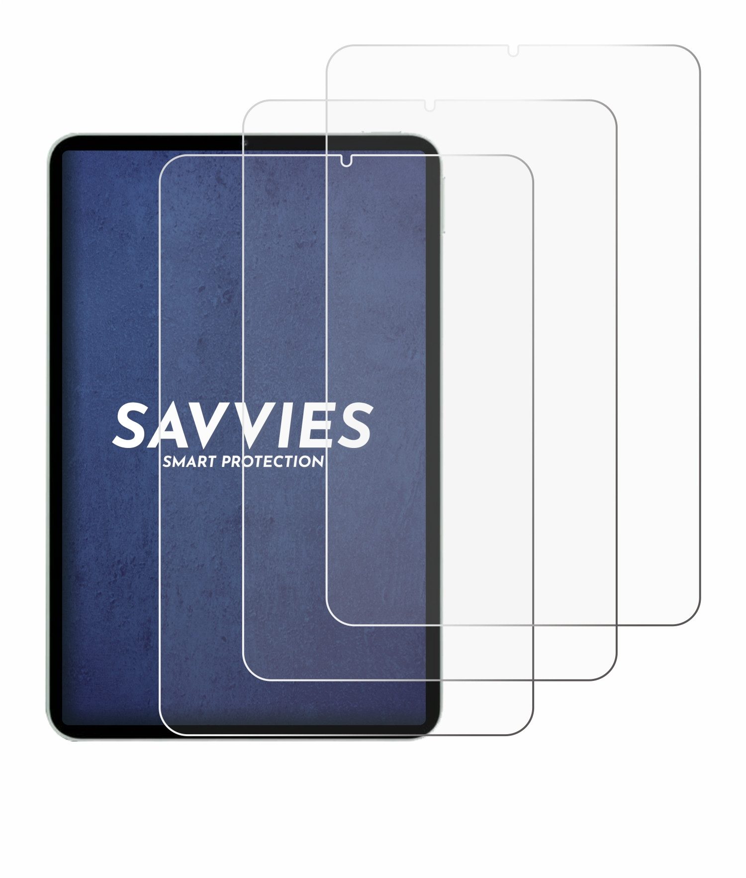 Savvies Displayschutzfolie Schutzfolie für Xiaomi Pad Mini, 18 Stück, Displayschutz Schutz Folie Klar Transparent