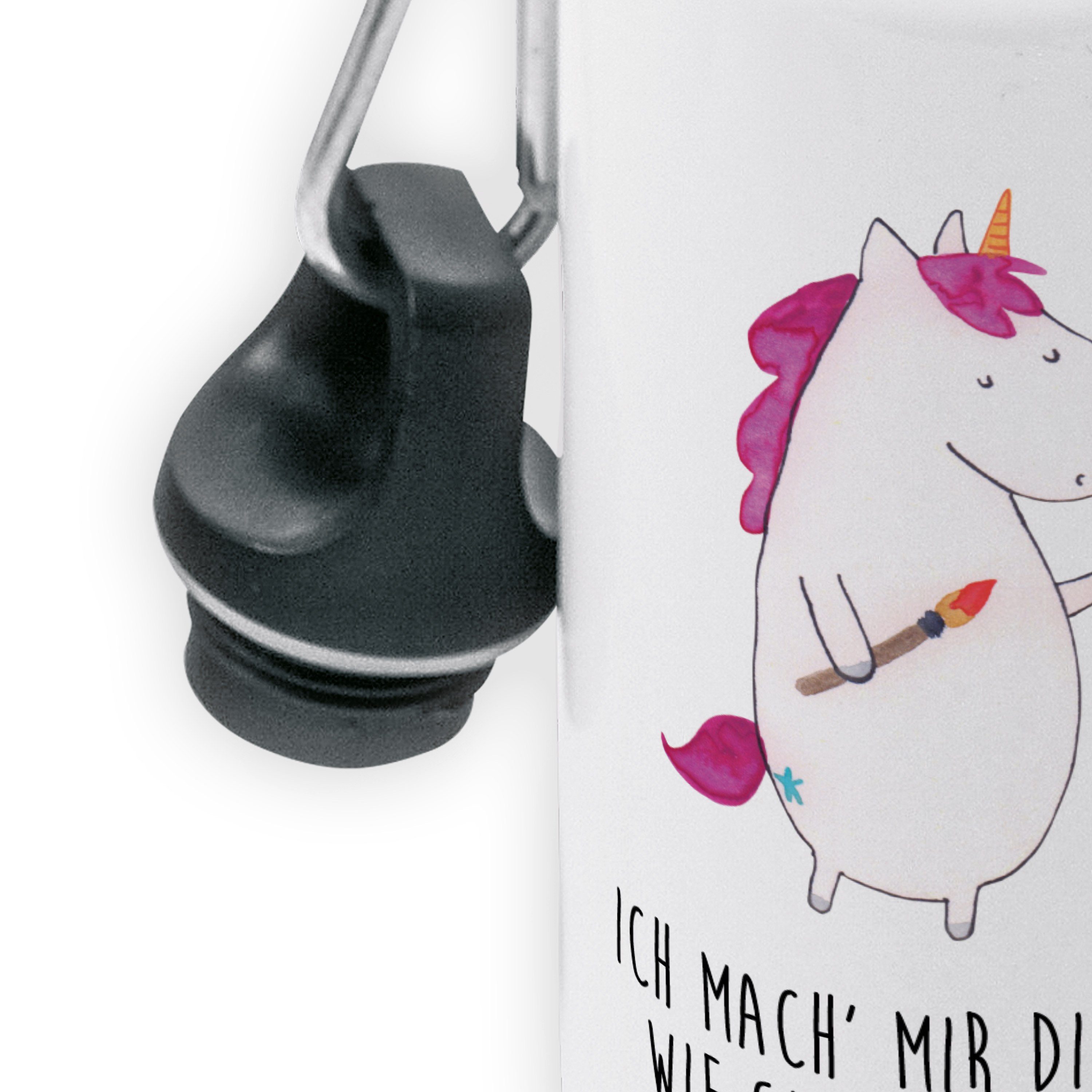 Mr. & Mrs. Panda Mädchen, Pegasus, - - Jungs, Weiß Trinkflasche Unicorn Künstler Geschenk, Einhorn