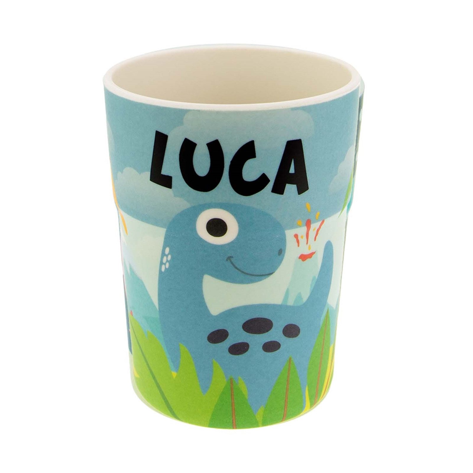 HTI-Living Kinderbecher Kinderbecher Namensbecher Luca, 1-tlg., Kunststoff, Trinkbecher Saftbecher Milchbecher
