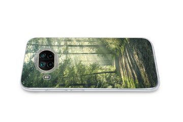 MuchoWow Handyhülle Wald - Weg - Sonne - Bäume - Grün - Natur, Phone Case, Handyhülle Xiaomi Mi 10T Lite, Silikon, Schutzhülle