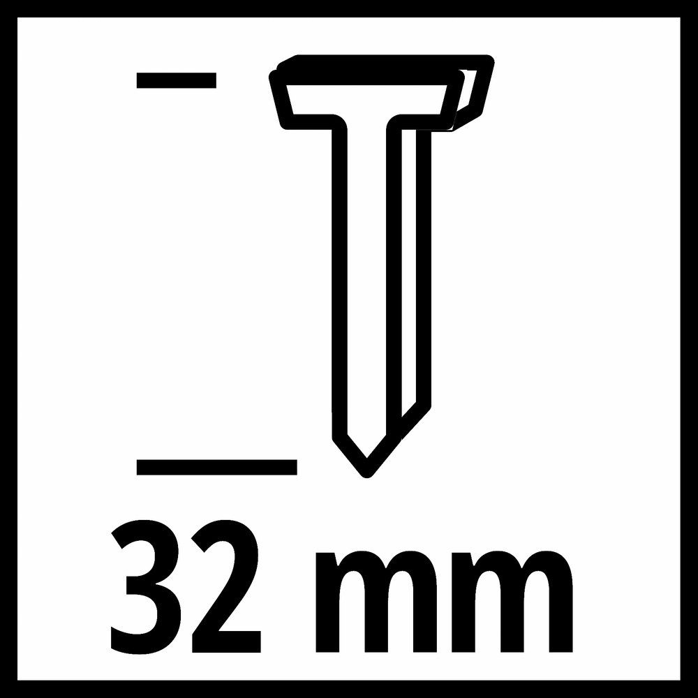 Einhell Handtacker Einhell 4137874 Stauchkopfnägel Produktabmessung, Länge 32 mm 3000 St