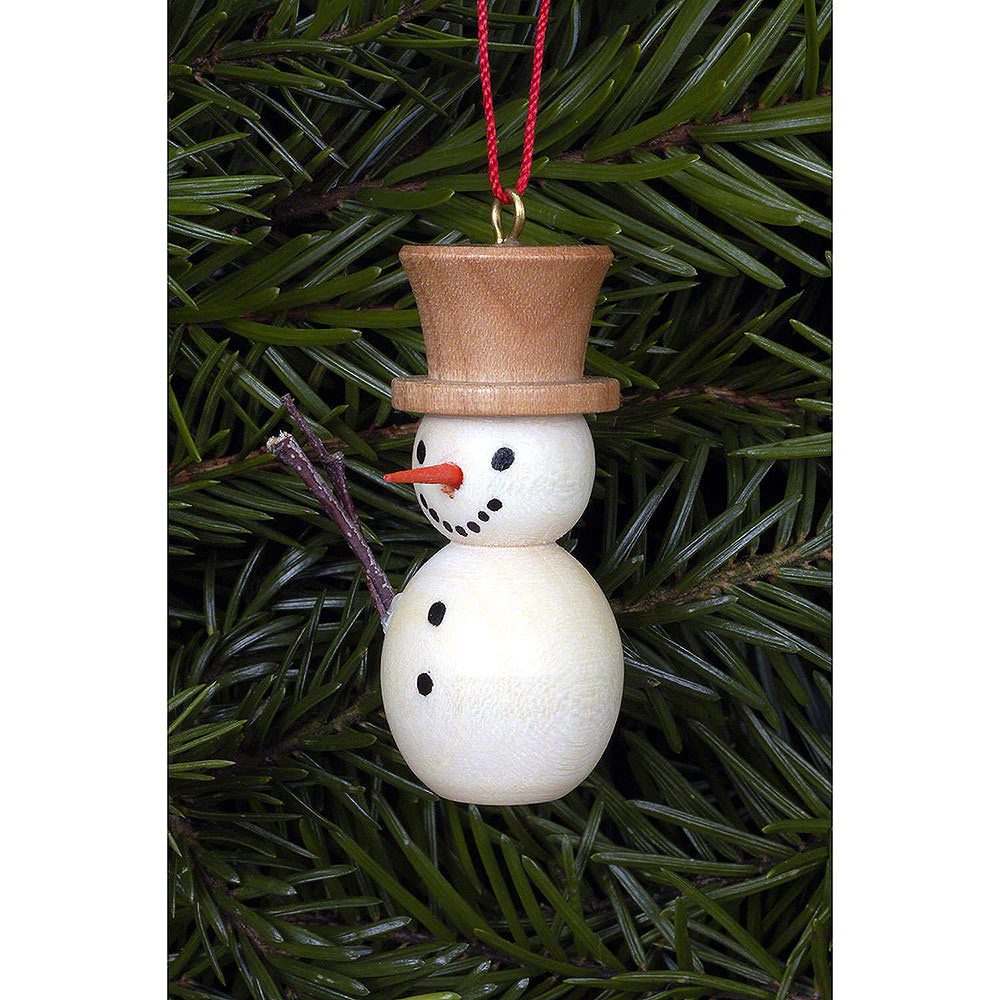 Christian Ulbricht Dekohänger Christbaumschmuck Schneemann natur (2,0x4,0cm) von Christian Ulbricht