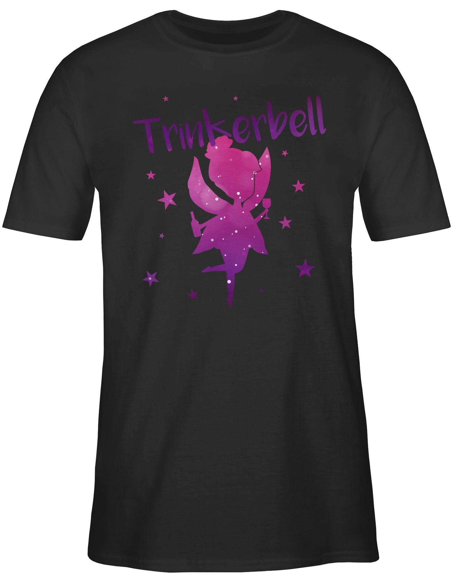 Shirtracer T-Shirt Trinkerbell Karneval Outfit Schwarz 1