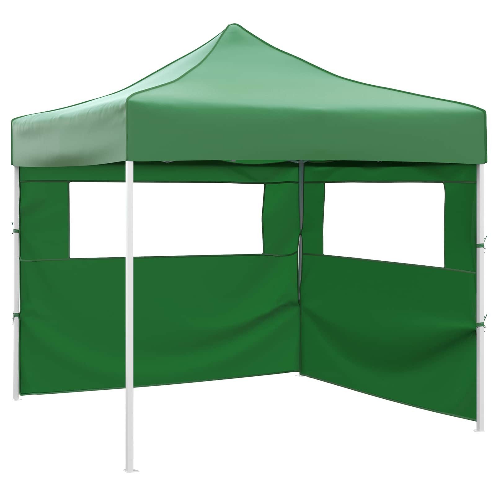 vidaXL Partyzelt Party-Zelt 292 x 292 x 315 cm Grün Oxford-Stoff