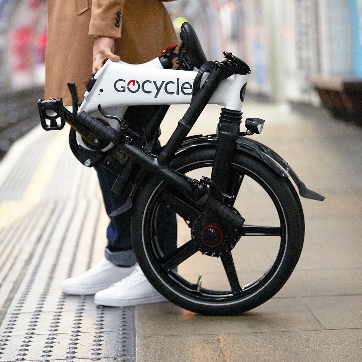 GoCycle E-Bike, 3 White Schnell Gang, faltbar