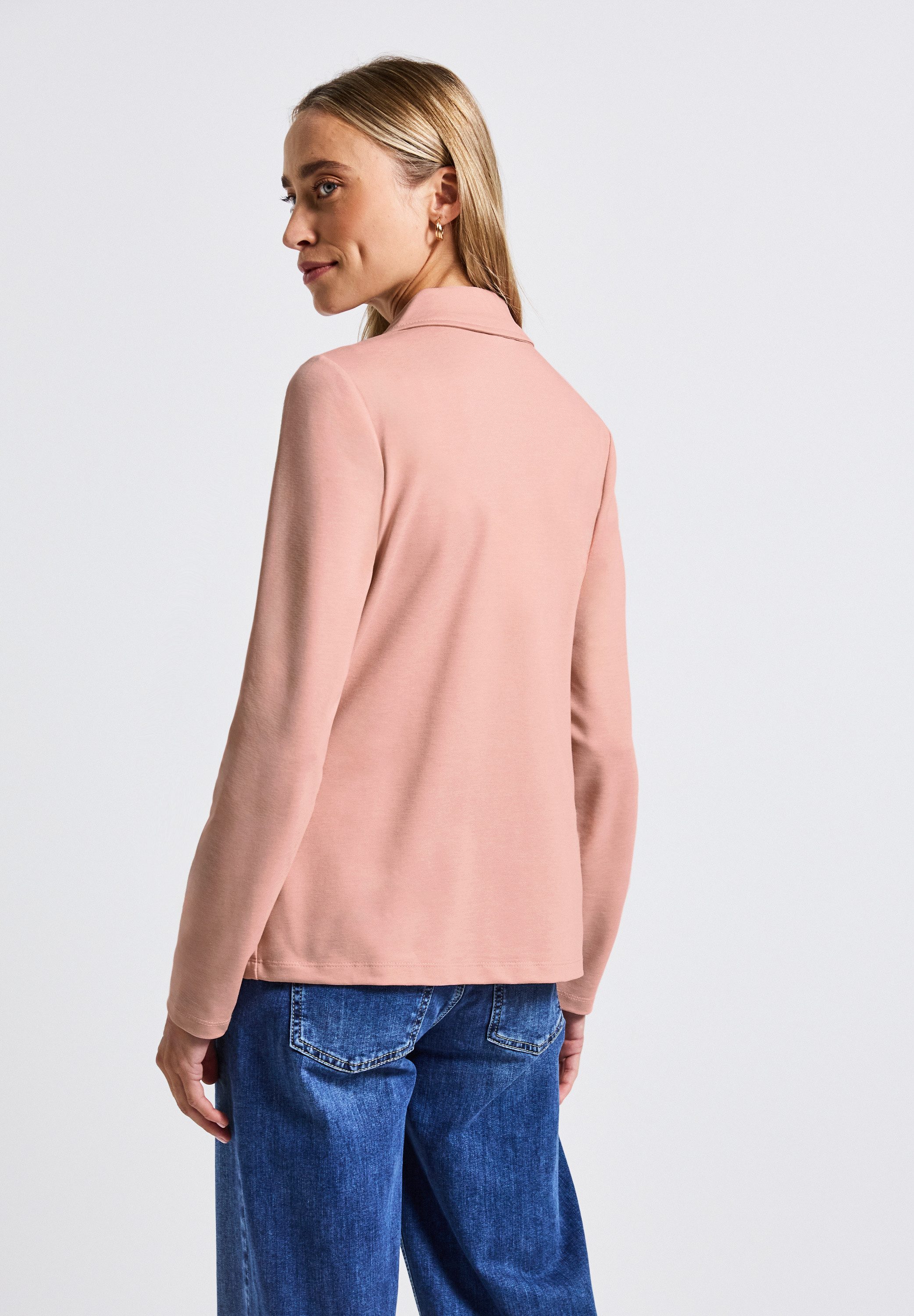 STREET ONE Kurzblazer aus Baumwolle mit Stretchanteil