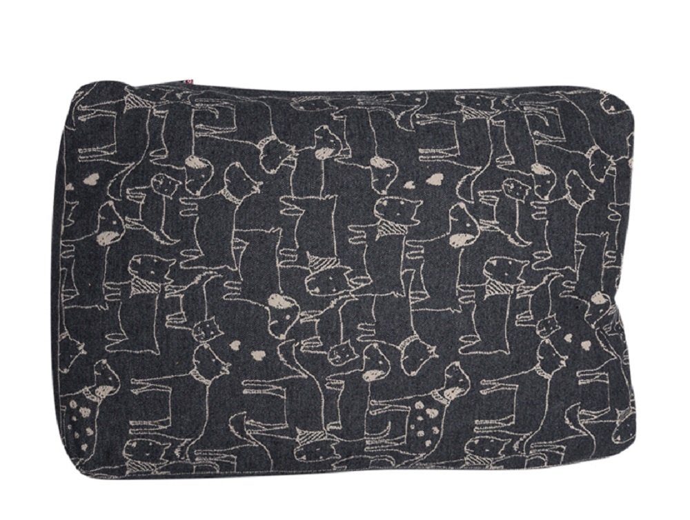 DAVID FUSSENEGGER Tierkissen Hundekissenhülle 'best friend allover' 60 x 90 cm Natur - Beige