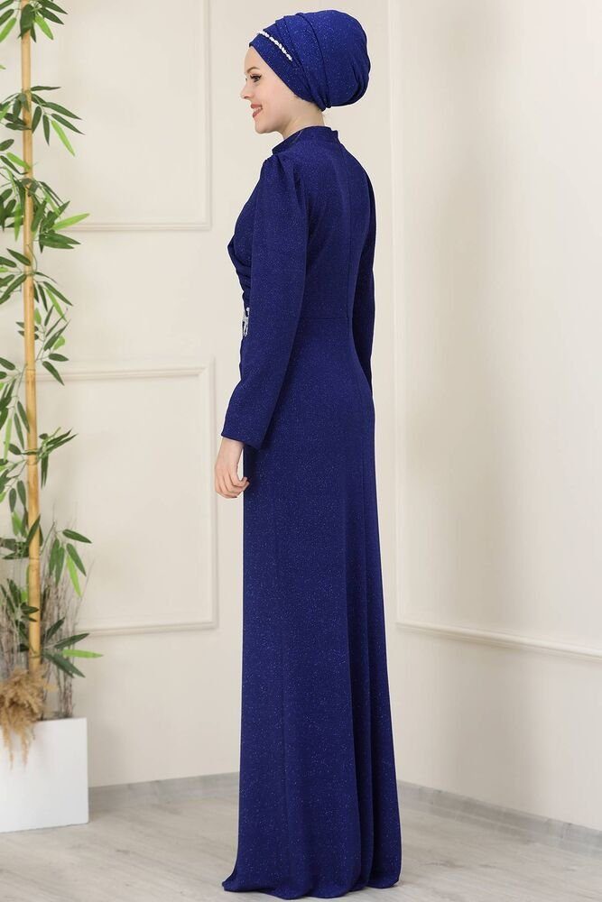 fashionshowcase Maxikleid Damen Abendkleid im Abaya-Stil - Modest Fashion m günstig online kaufen