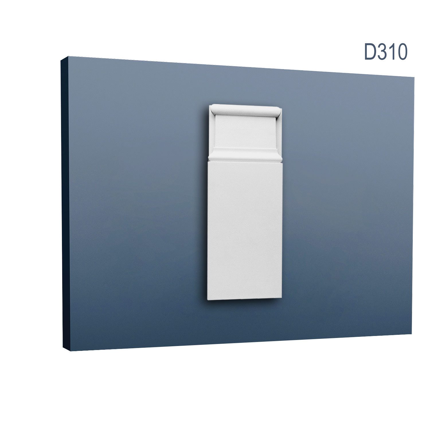 Orac Decor Zierleiste D310 Stuck Zierelement Türumrandung Sockel Profil Wand-Dekor, kleben, Duropolymer®, 1-St., 1 x Stuckleiste, Türumrandung Sockel Zierelement Wanddekor