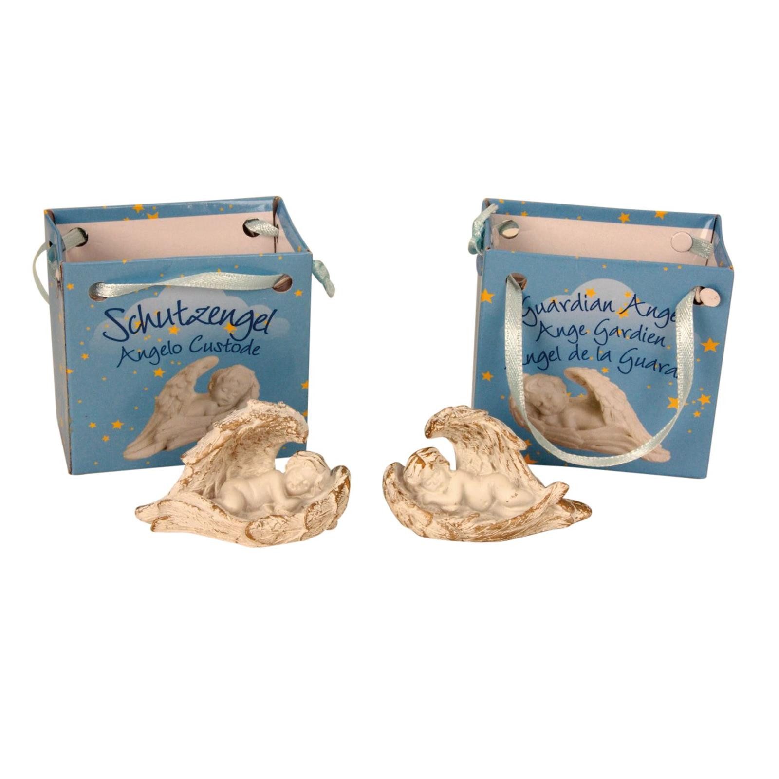 Geschenkestadl Engelfigur 24 Schutzengel-Figuren als liebevolle Gastgeschenke – 2 Motive (24 St)