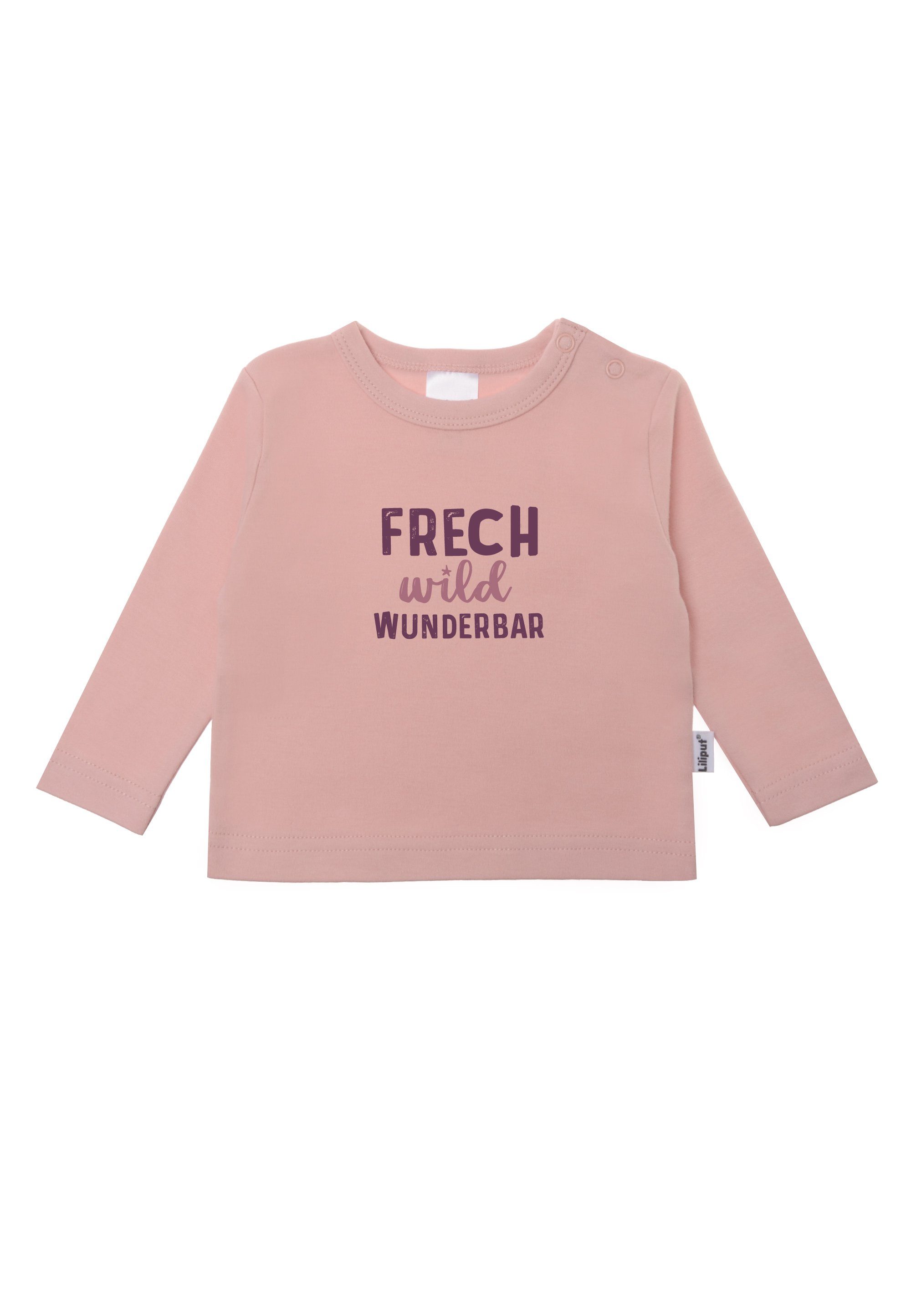 Liliput T-Shirt Frech wild wunderbar mit coolem Statement-Print