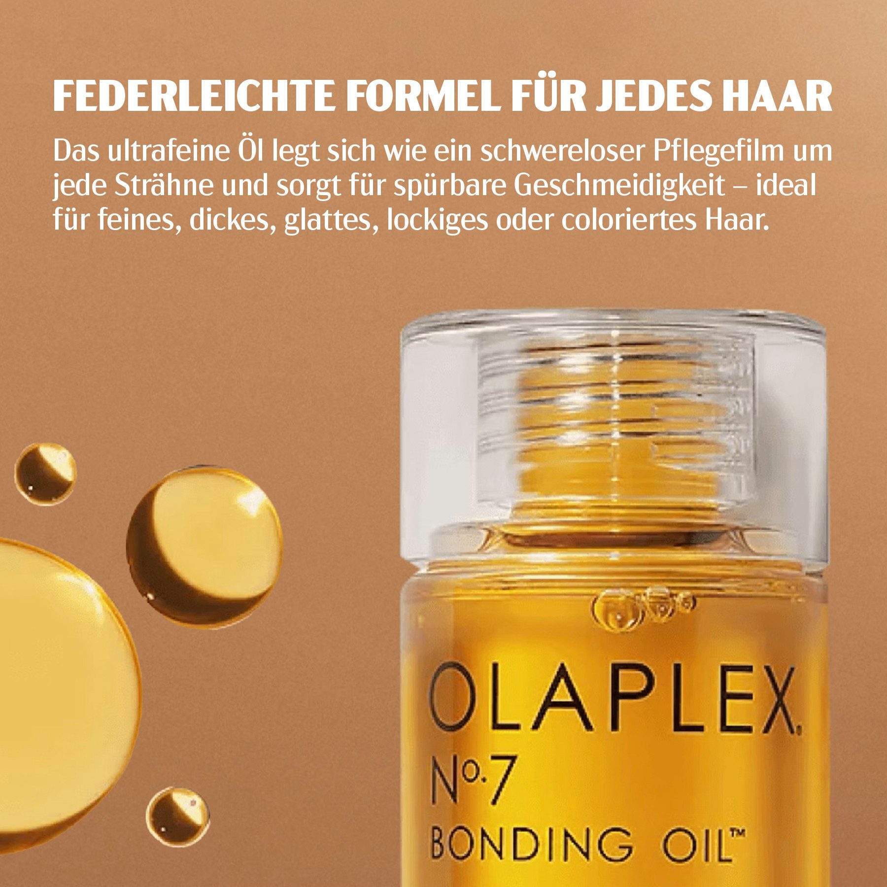 Olaplex Haaröl Bonding Oil Olaplex Nr 7 Hitzeschutz Konzentriertes Hochglanzöl, 1-tlg., Haaröl, Haarpflege, Olaplex, Stylingöl
