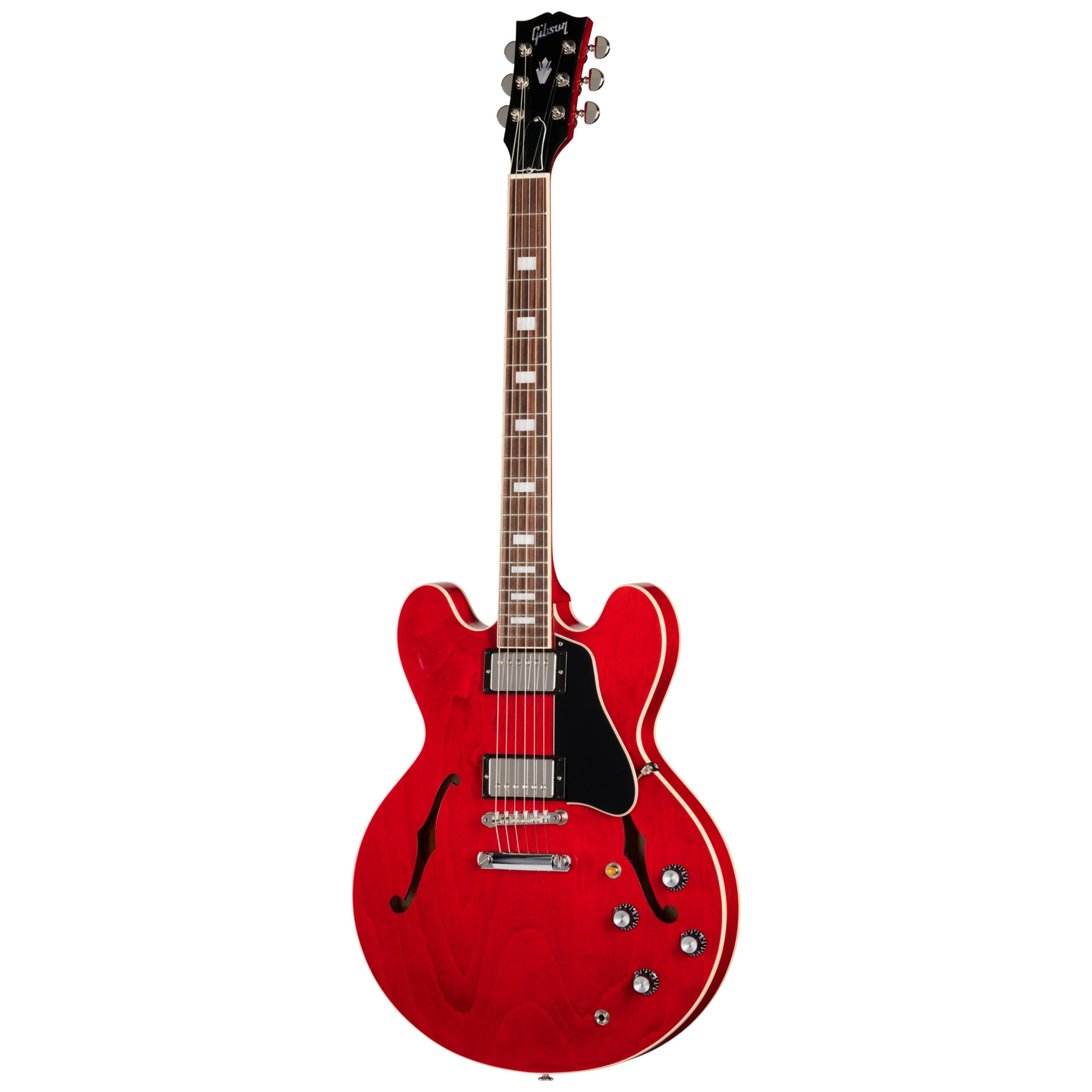 Gibson Halbakustik-Gitarre, Halb-Akustik Gitarren, Semi Hollow-Modelle, ES-335 60s Sixties Cherry - Halbakustik Gitarre