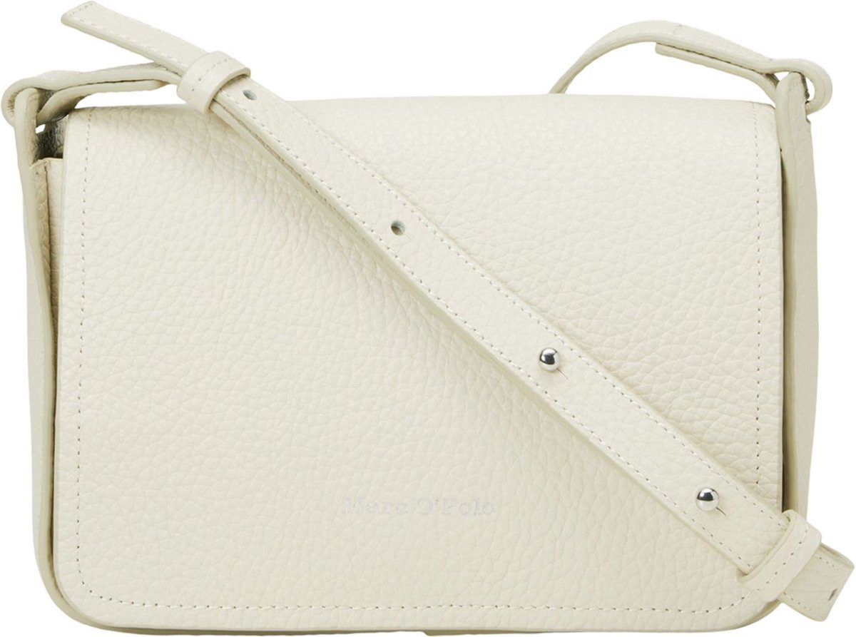 Marc O'Polo Umhängetasche Crossbody Bag Chalky Sand Crème, abnehmbarer und verstellbarer Schulterriemen