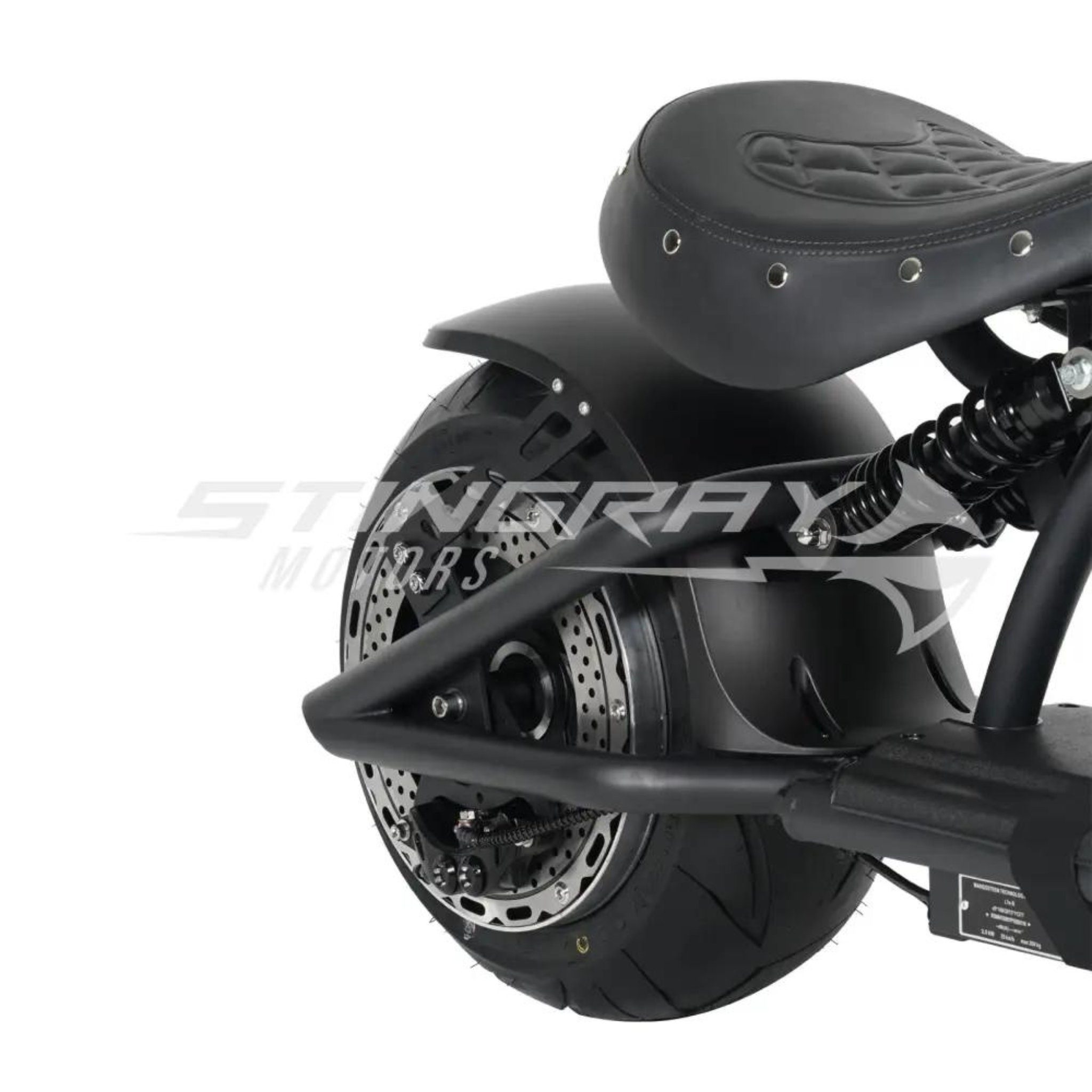 Stingray Motors E-Motorroller Elektroroller Chopper E km/h Stingray - 3kw 45 Grün Harley 3000,00 Custom M1P, 30Ah - W, 