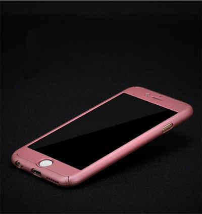 König Design Handyhülle, Apple iPhone 8 Plus Handyhülle Backcover Rosa