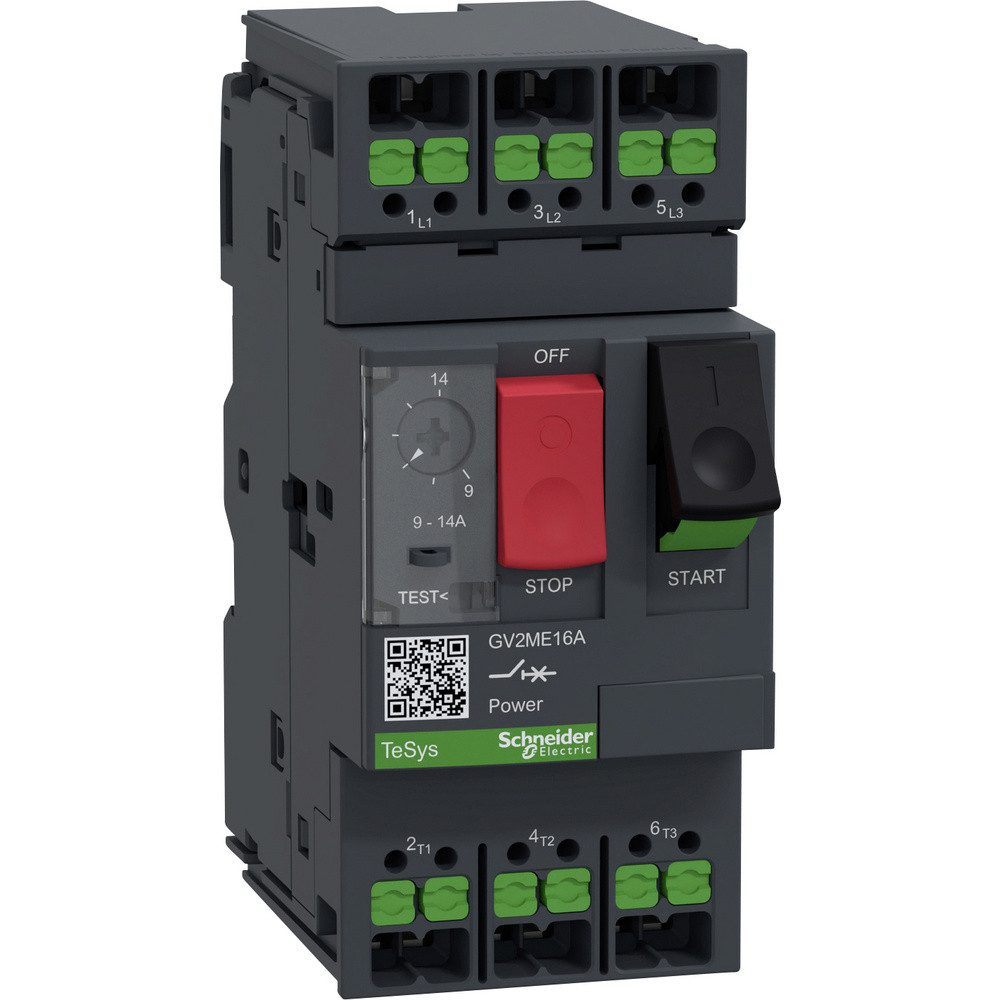 SCHNEIDER Stromstoßschalter Schneider Electric GV2ME16A Motorschutzrelais 1 St., (GV2ME16A)