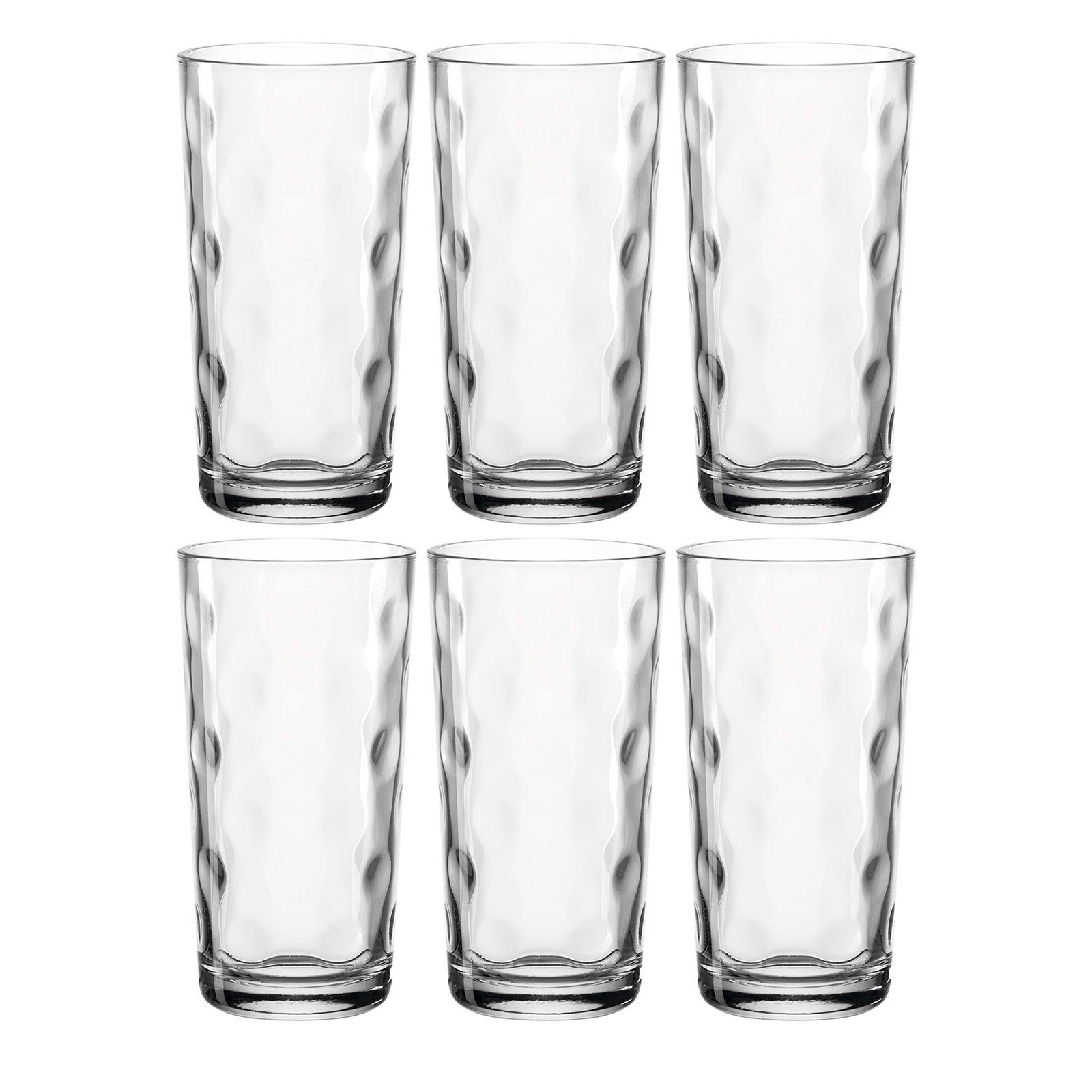 montana-Glas Longdrinkglas »Longdrinkgläser 6er Set Drop«, Glas, Saftglas  Wasserglas Trinkglas