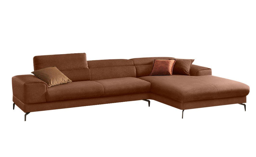 mit W.SCHILLIG Breite Ecksofa wahlweise Kopfteilverstellung, 343cm Sitztiefenverstellung, piedroo,