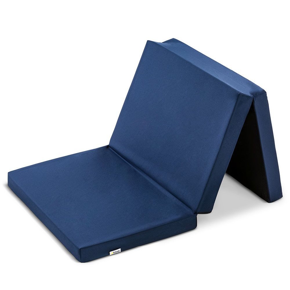 Hauck Baby-Reisebett Sleeper 60 x 120 cm - Uni Navy, Reisebettmatratze 60x120 cm Matratze für Baby Reisebett mit Tasche – Bild 2 von 5
