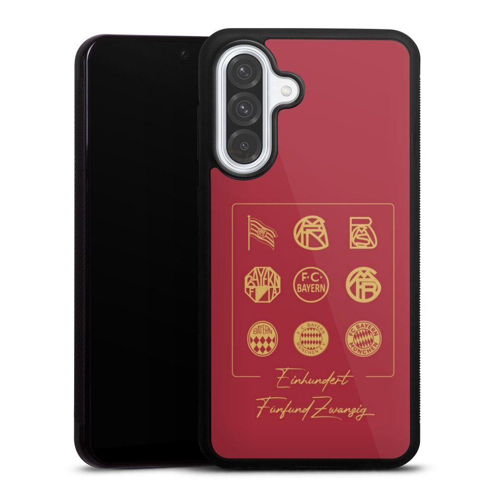 DeinDesign Handyhülle FC Bayern München FCB 125 Jahre Fanartikel FCB 125 Jahre, Samsung Galaxy A36 5G Gallery Case Glas Hülle