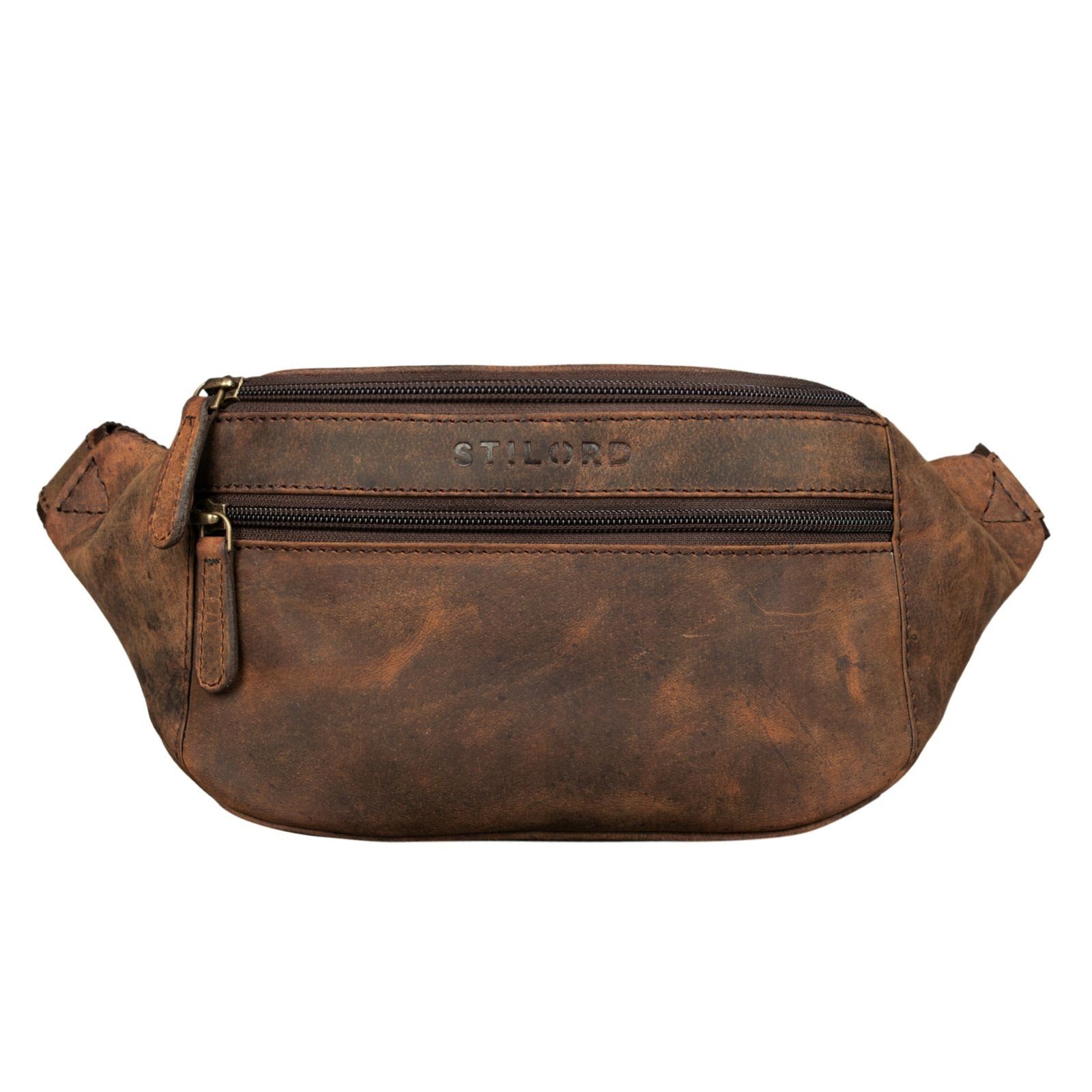 STILORD Bauchtasche "Marian" Gürteltasche Leder Vintage