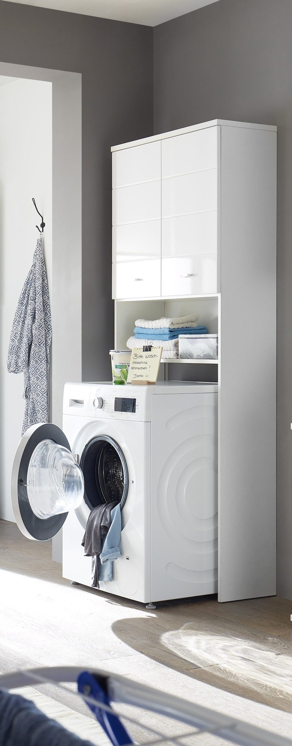 BEGA BBK Waschmaschinenumbauschrank 76 x 190 x 31 cm (B/H/T)