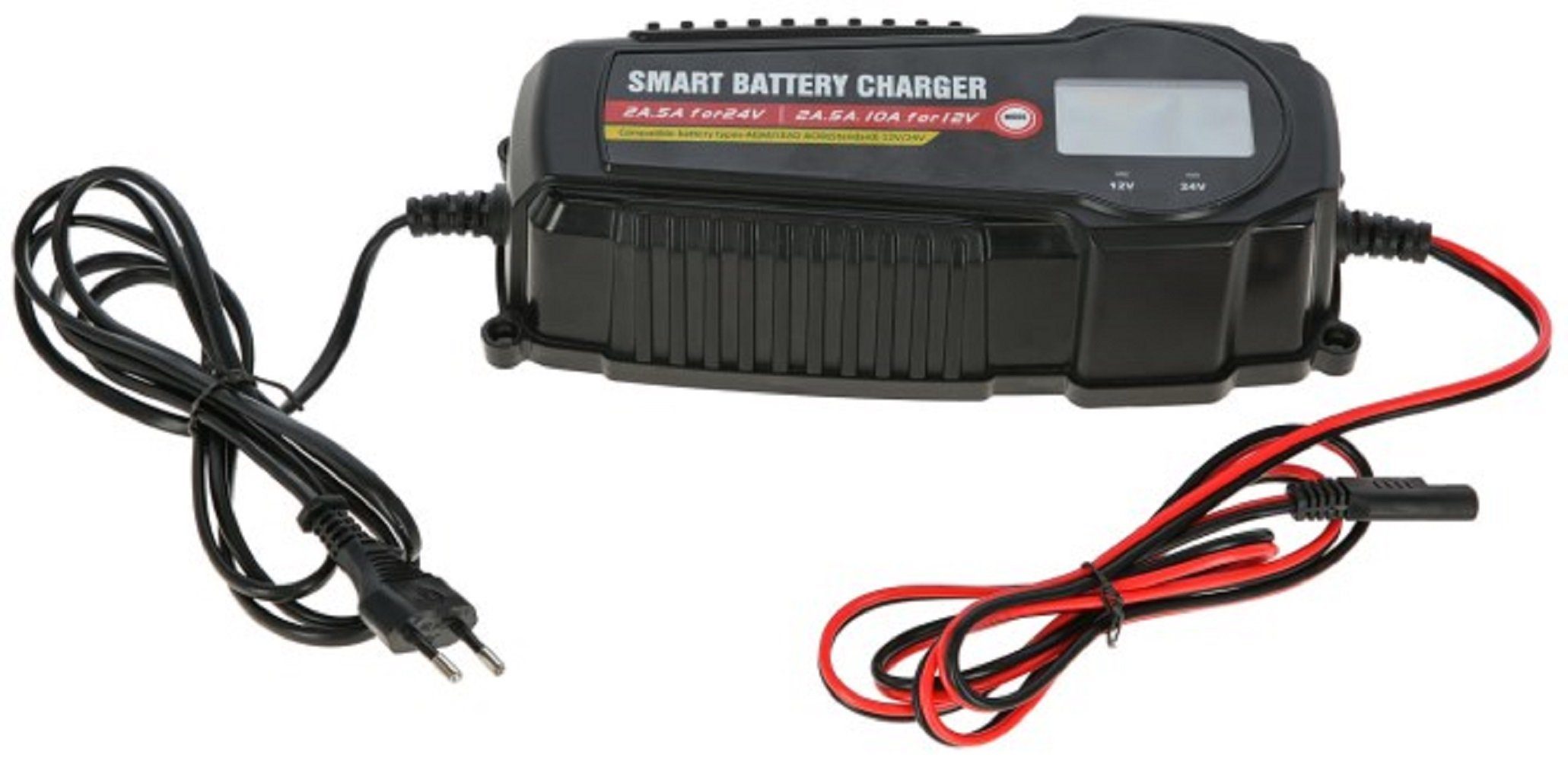 Kerbl AKO Ladegerät f. 12V Gel/Nass-AKKU mit LCD-Display 371037 Batterie-Ladegerät