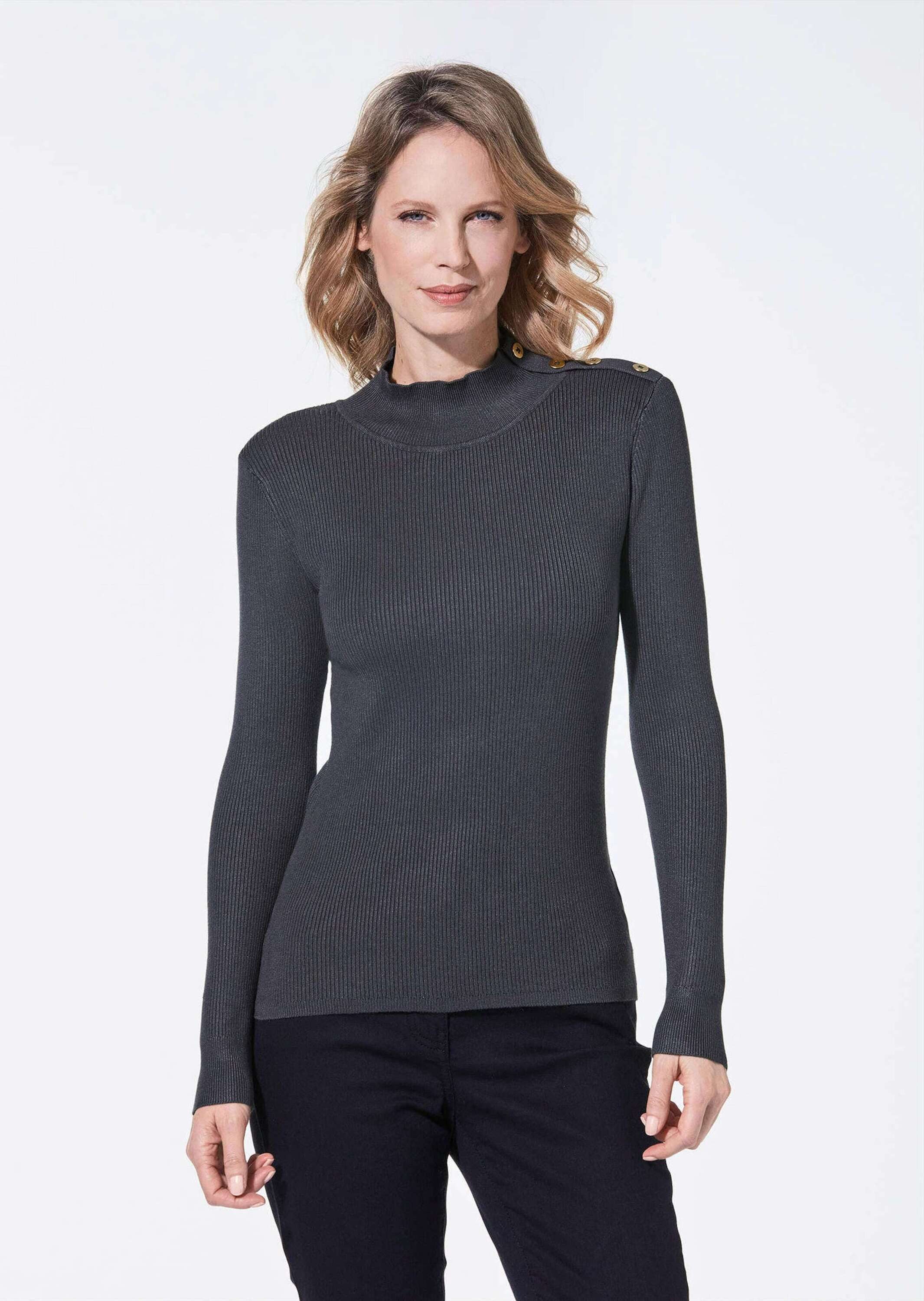 Strickpullover Rippenpullover