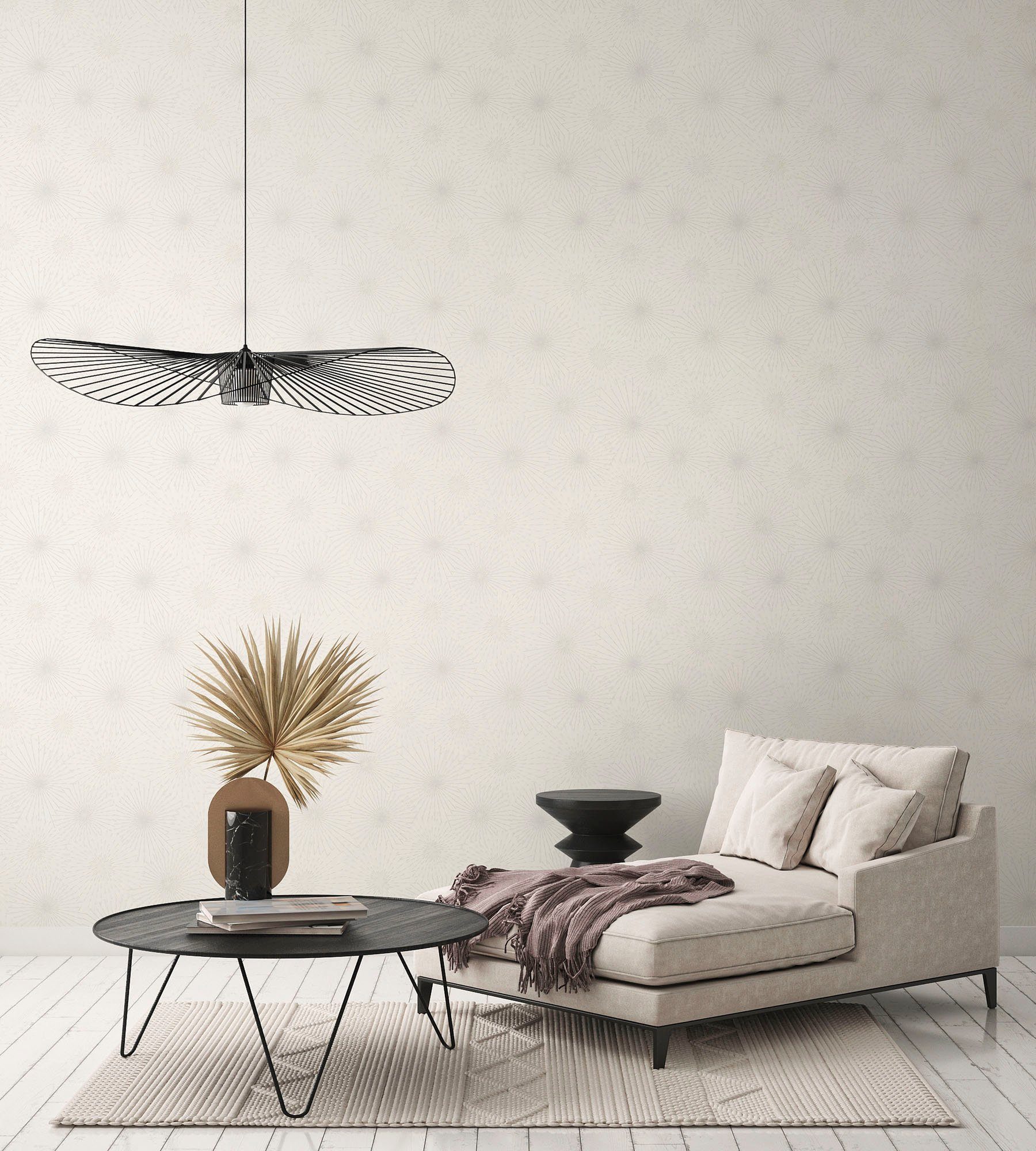 A.S. Création Vliestapete THE BOS Sterne, leicht strukturiert, leicht glänzend, (1 St), Sternenhimmel