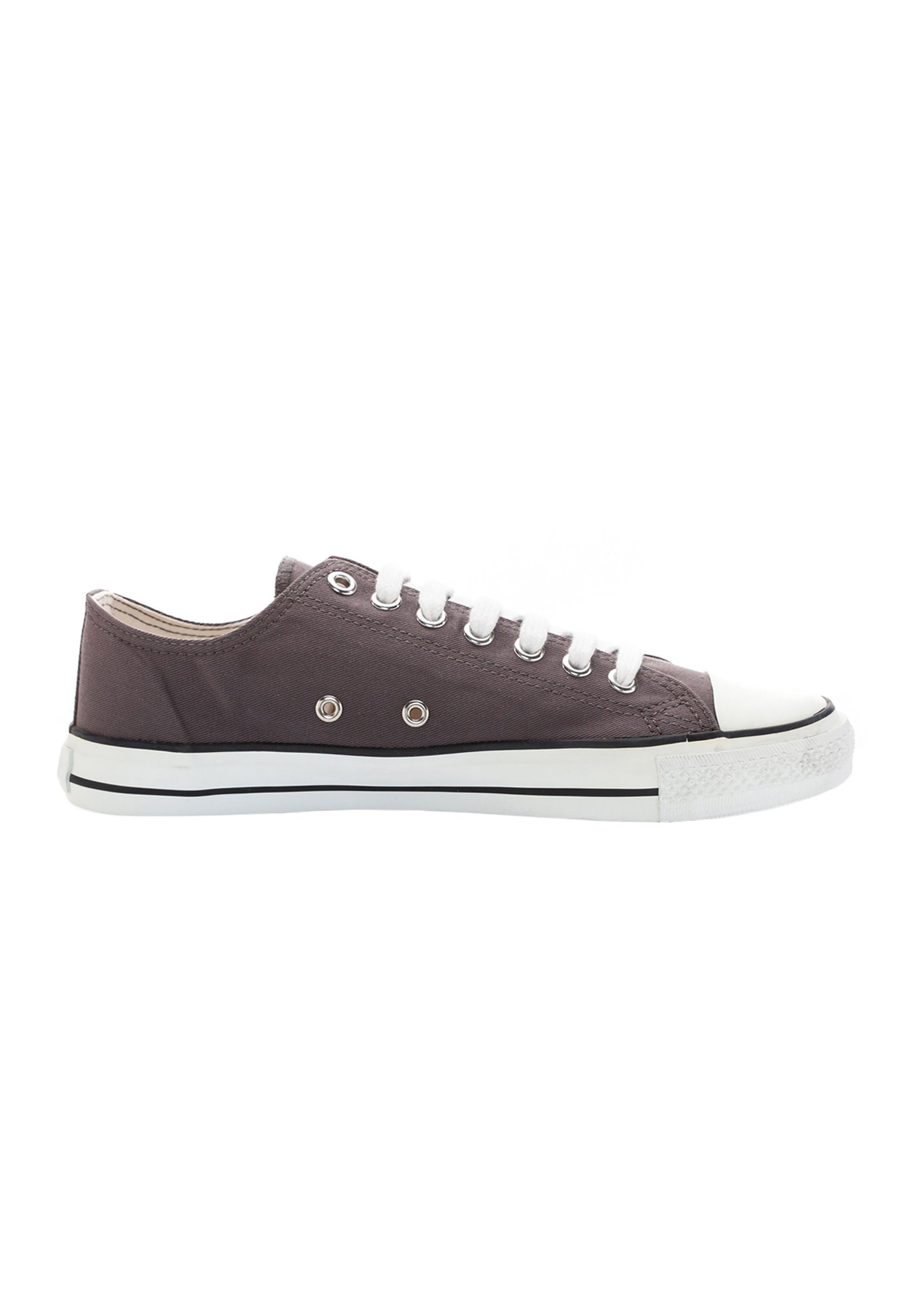 ETHLETIC white White Cut Fair, - just Cap pewter Nachhaltig Fair Sneaker grey Vegan, Trainer Lo