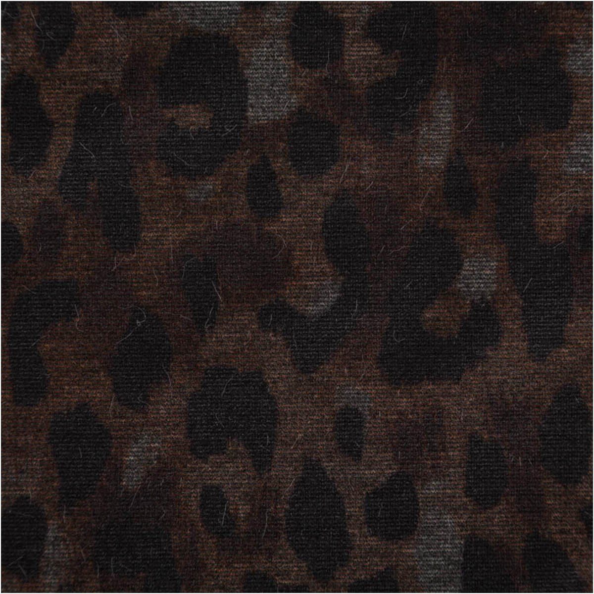 SCHÖNER LEBEN. Stoff Bekleidungsstoff Vicenza dehnbar Leo braun 1,48m Breite, pflegeleicht